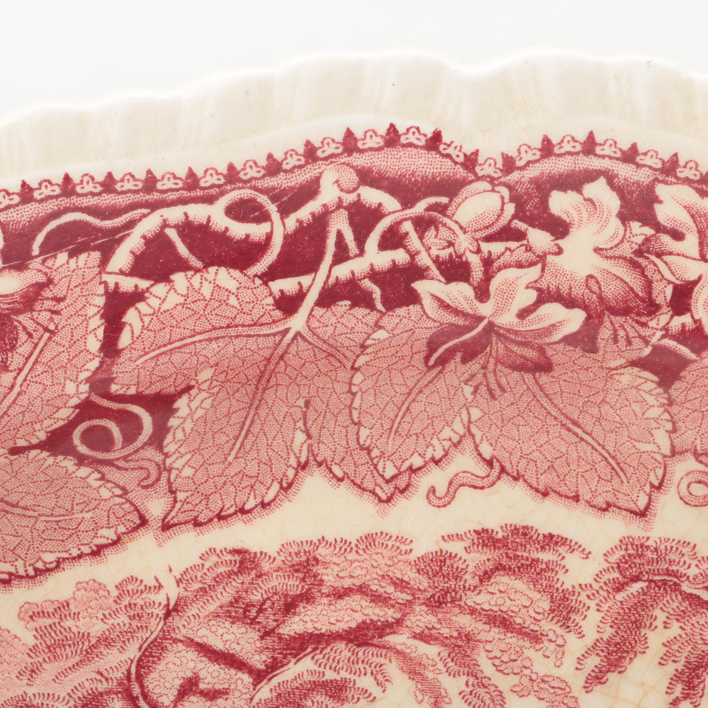 Mason's "Vista Pink" Tableware