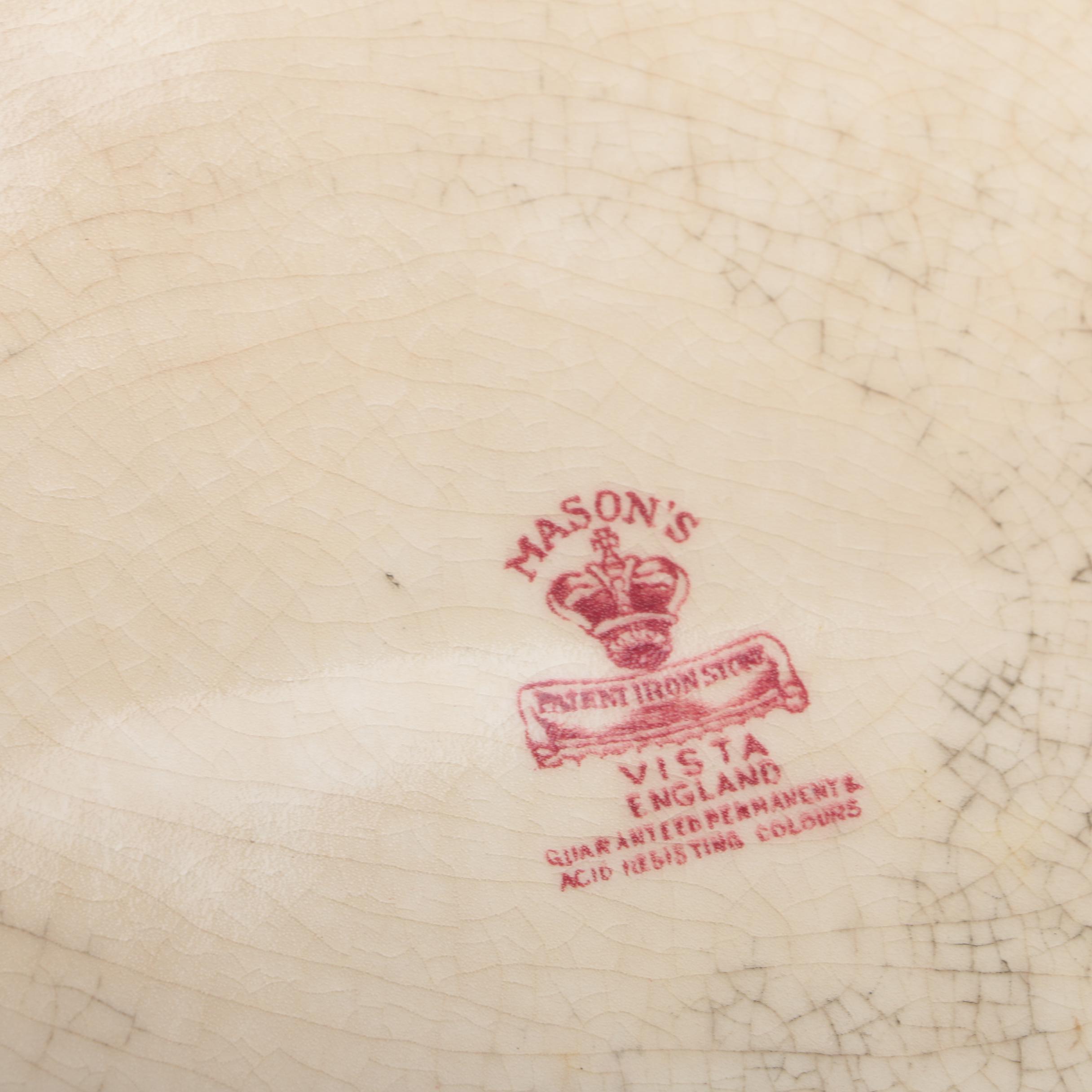 Mason's "Vista Pink" Tableware