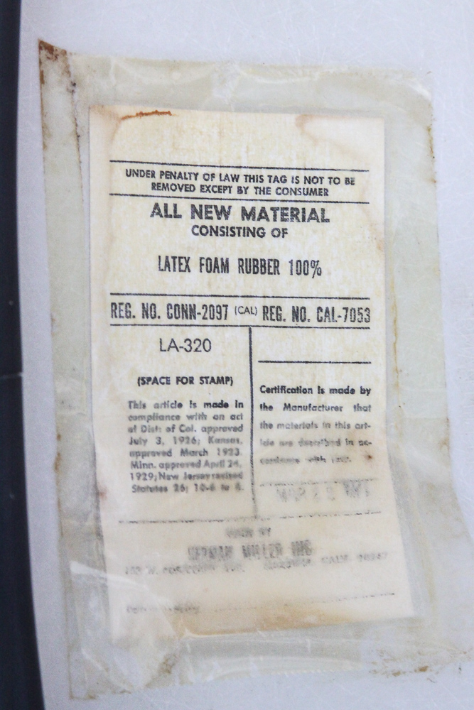 Eames for Herman Miller Blue Upholstered Molded Fiberglass Chairs