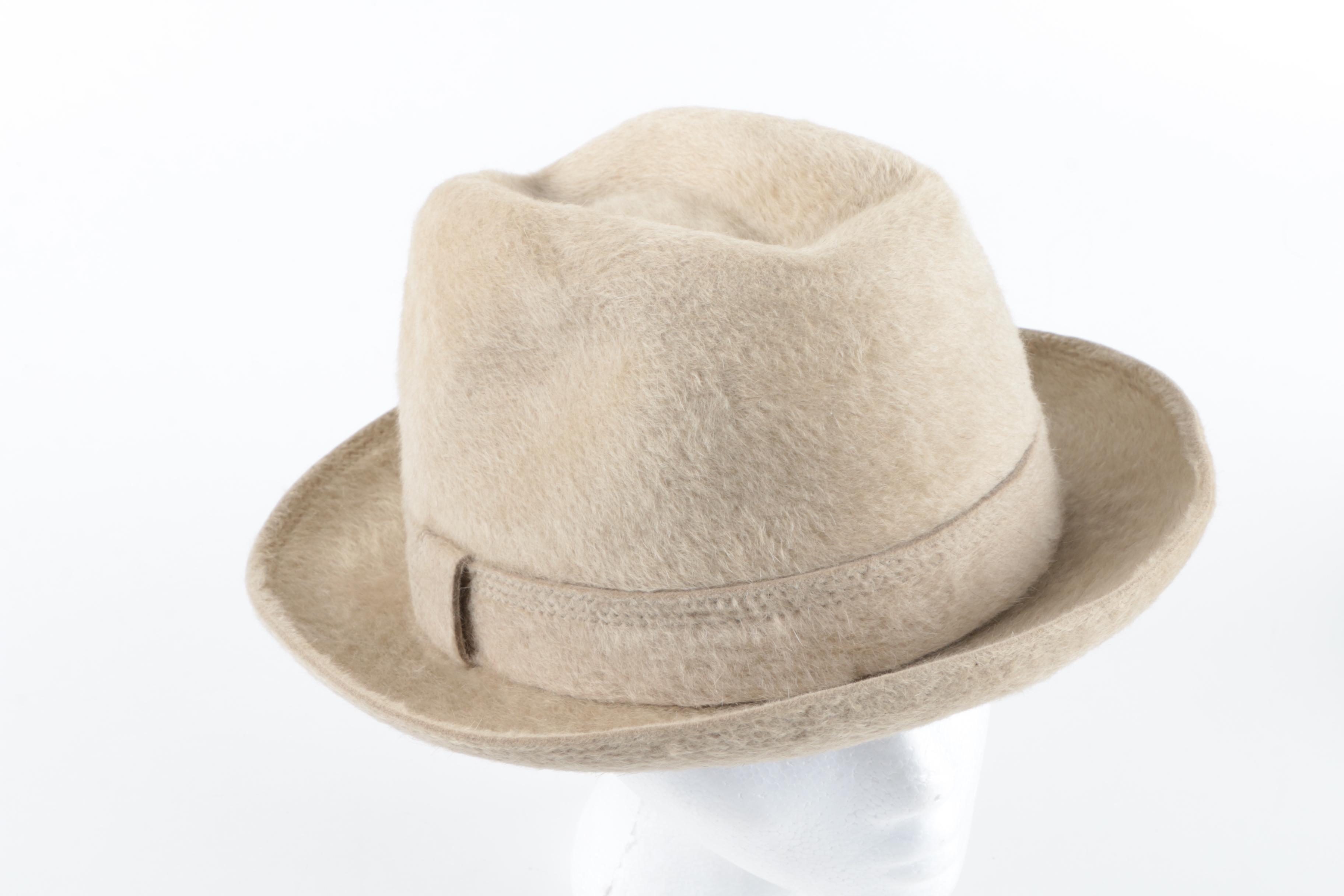 Men's Beaver Felt and Wool Hats Including Harris Tweed