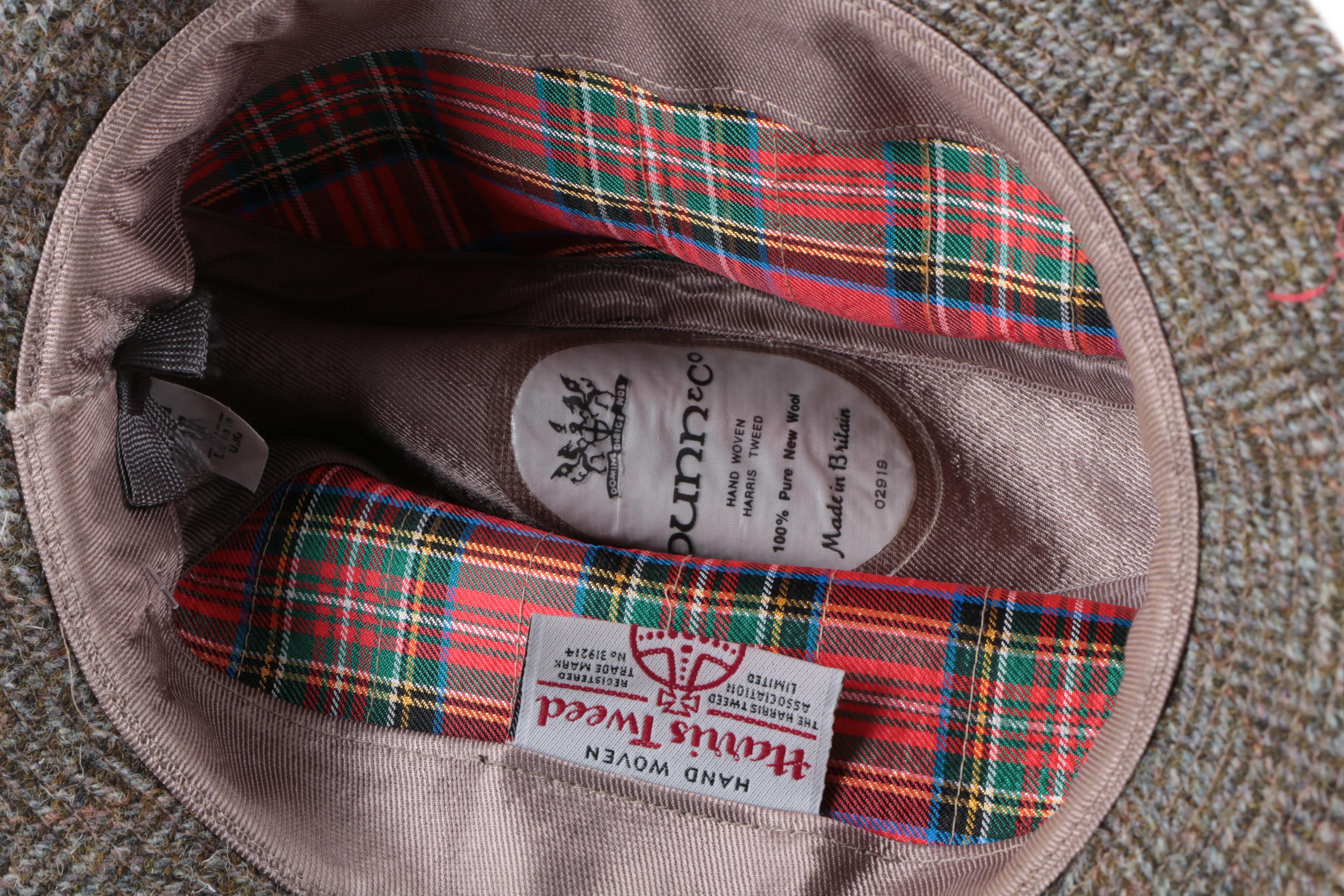 Men's Beaver Felt and Wool Hats Including Harris Tweed