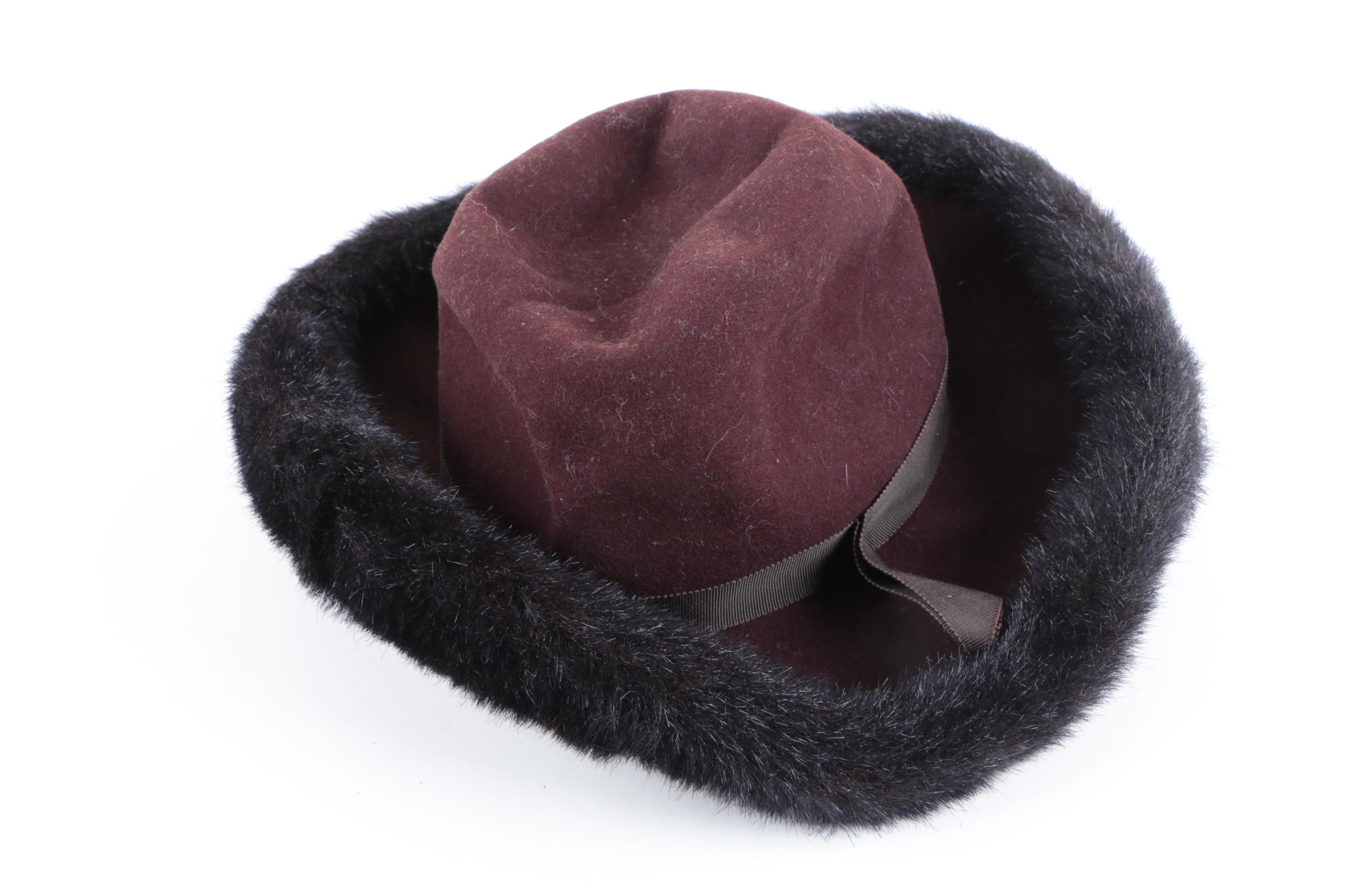 Men's Beaver Felt and Wool Hats Including Harris Tweed