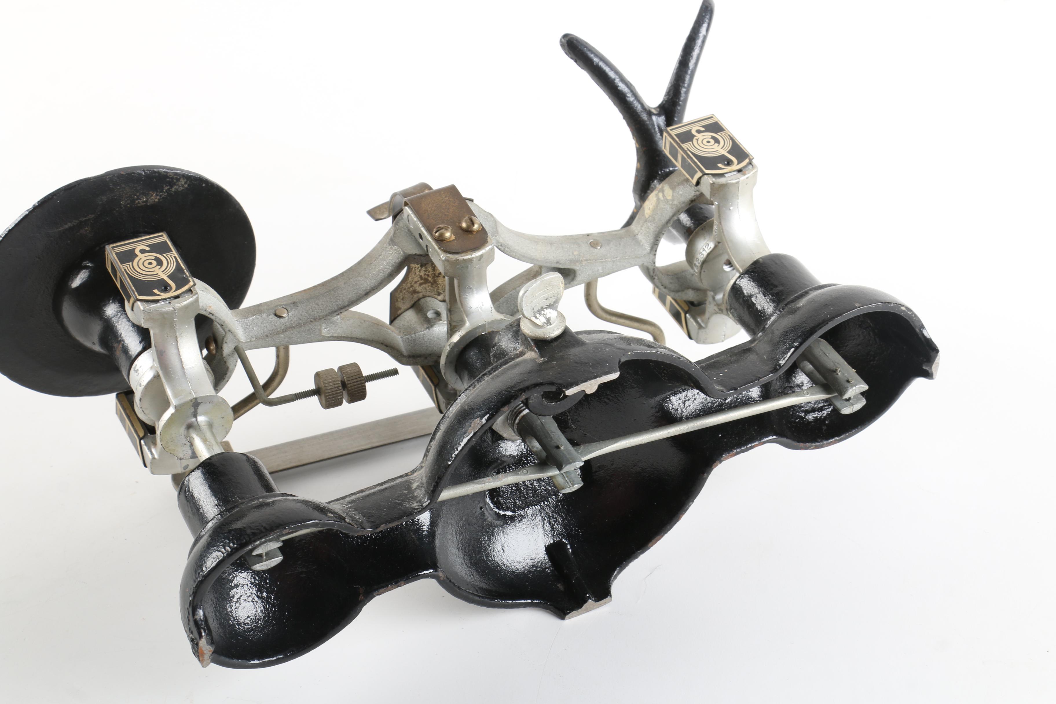 Vintage Ohaus Balance Scale with Brass Weights and Pan