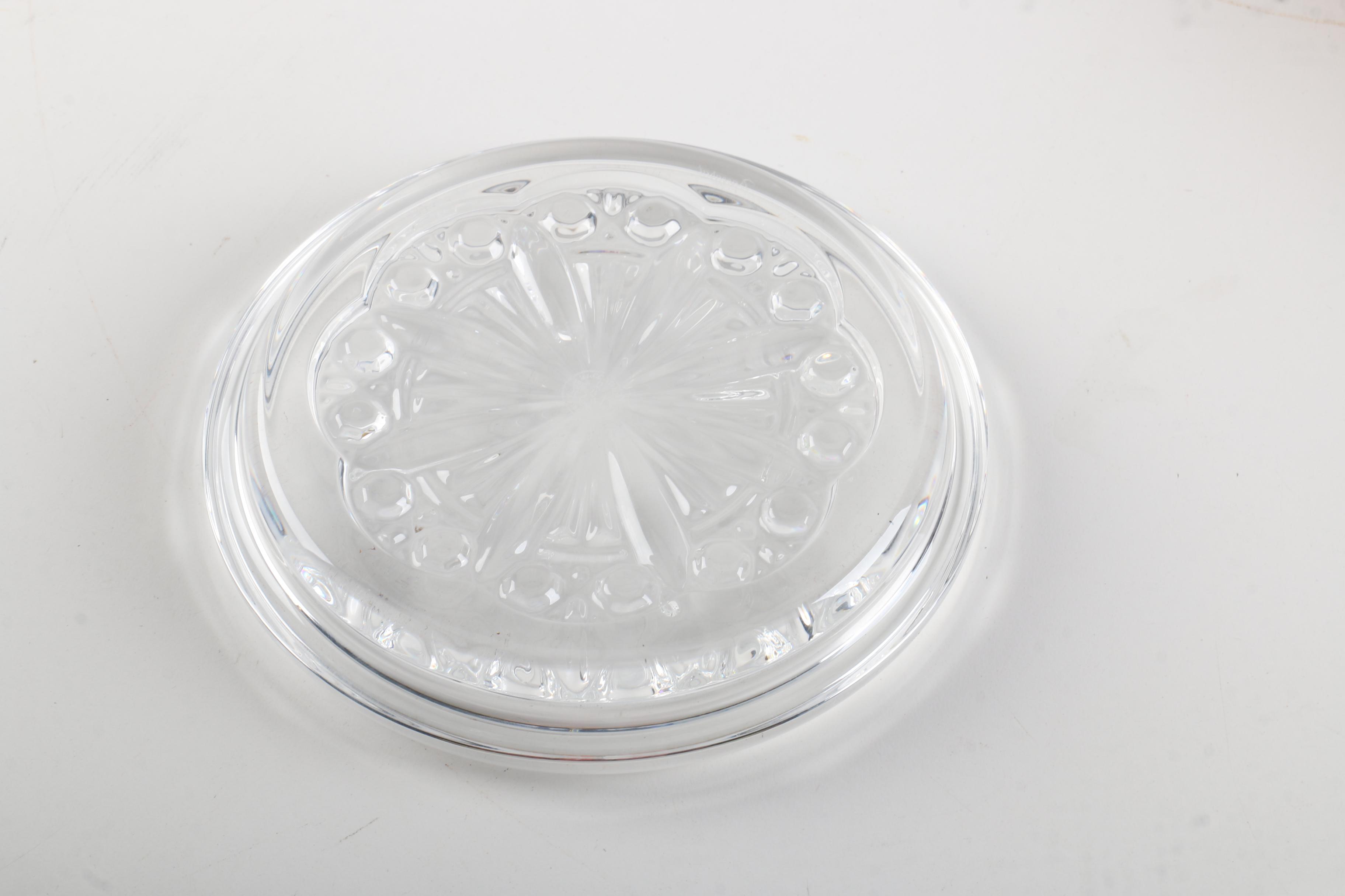 Baccarat Crystal Trinket Dish