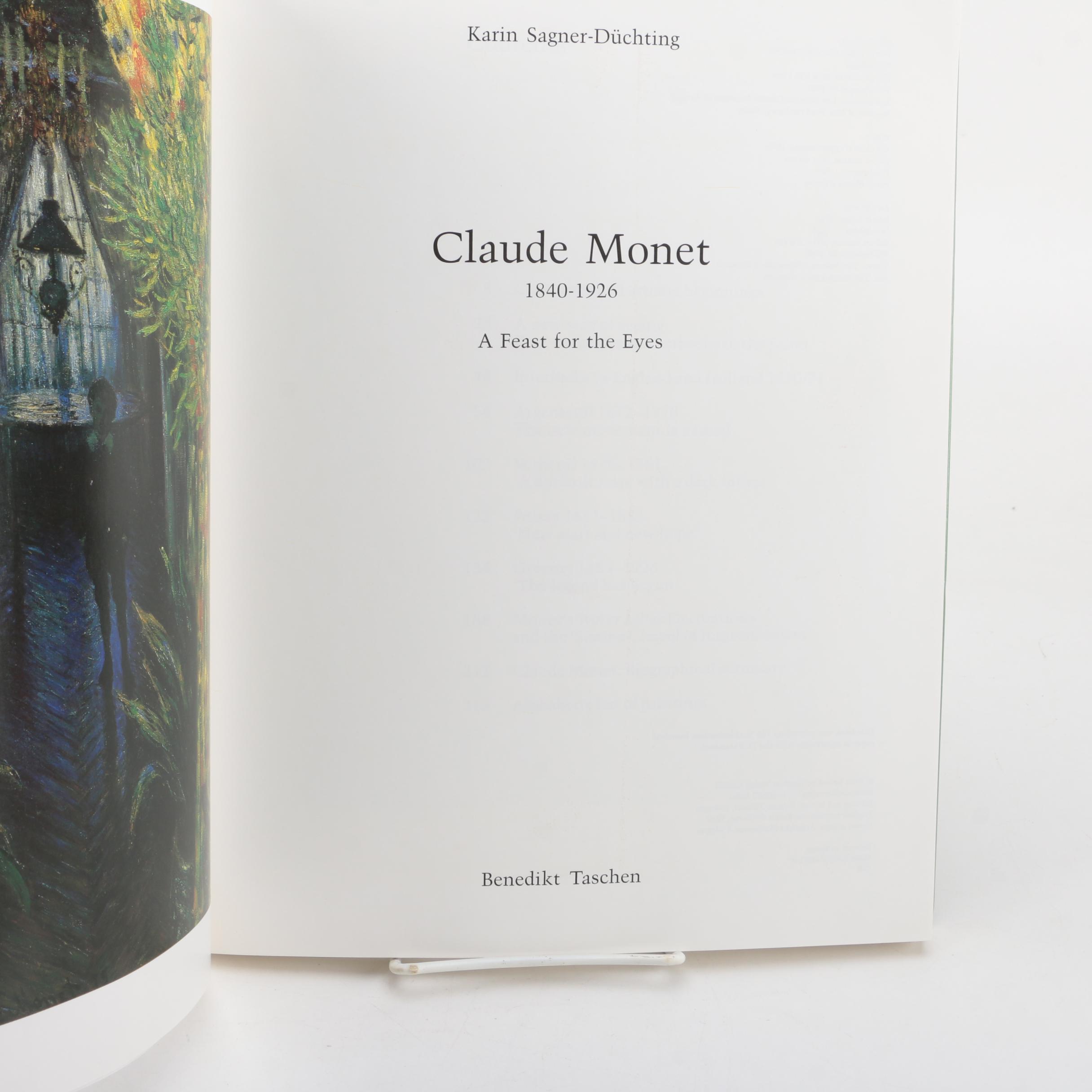 Books on Van Gogh, Monet, Degas, and Others