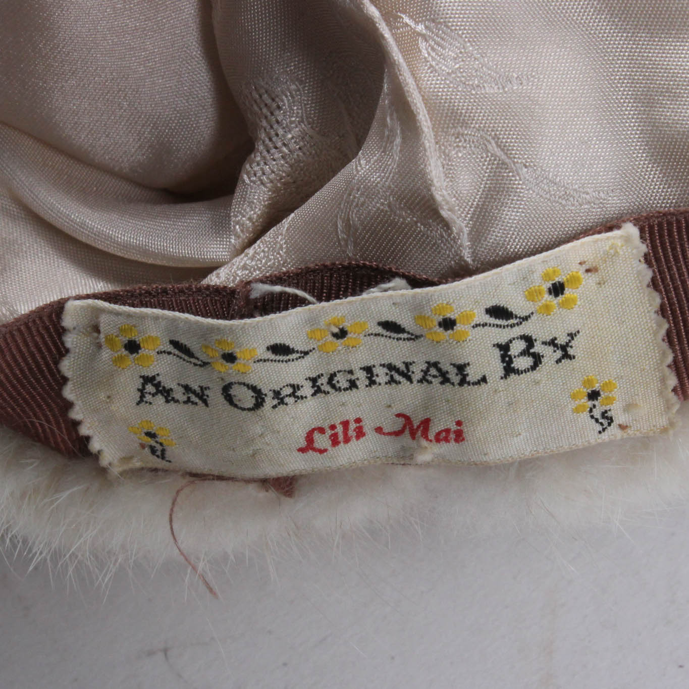 Vintage Platinum Mink Fur Hat