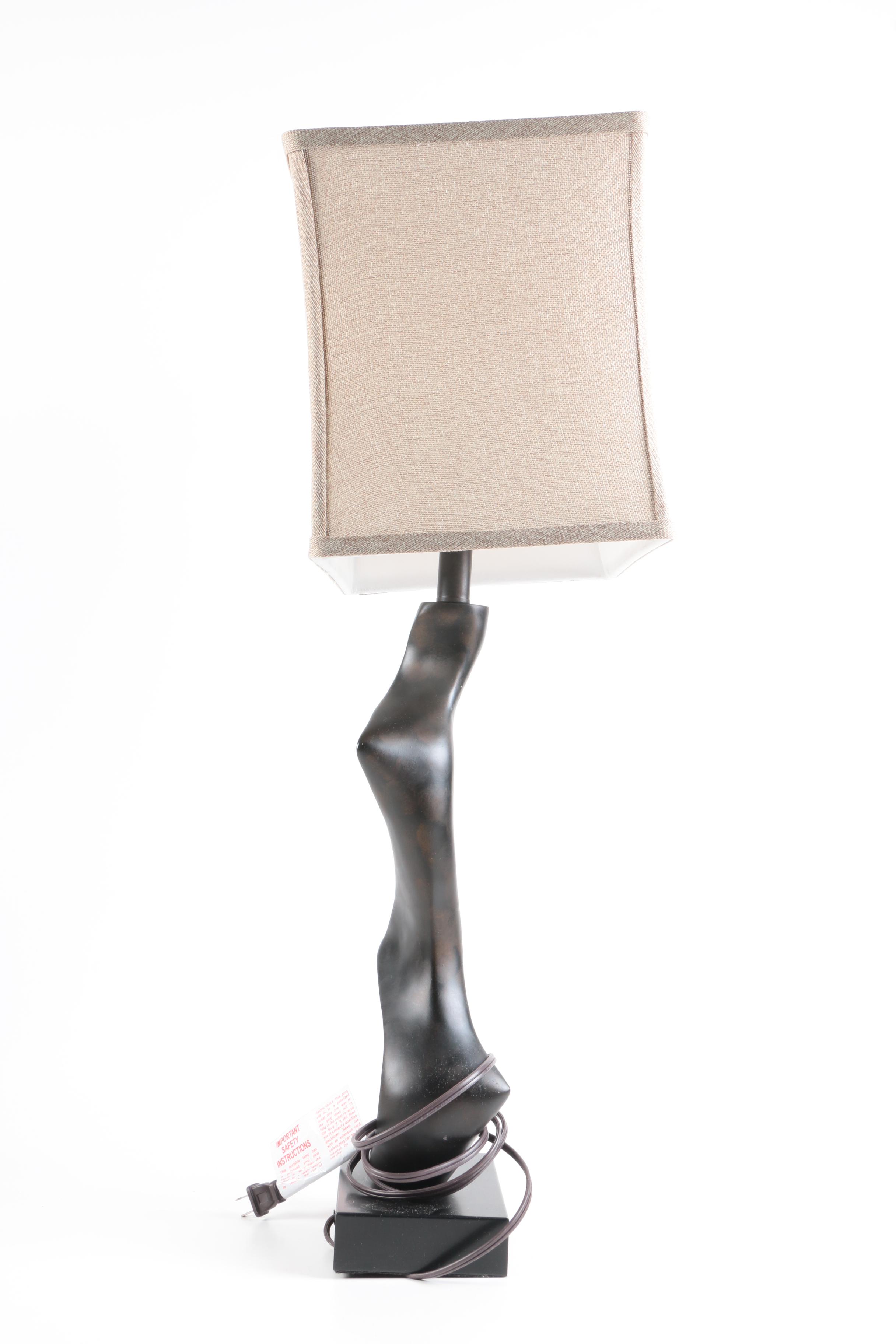 Freeform Resin Table Lamp