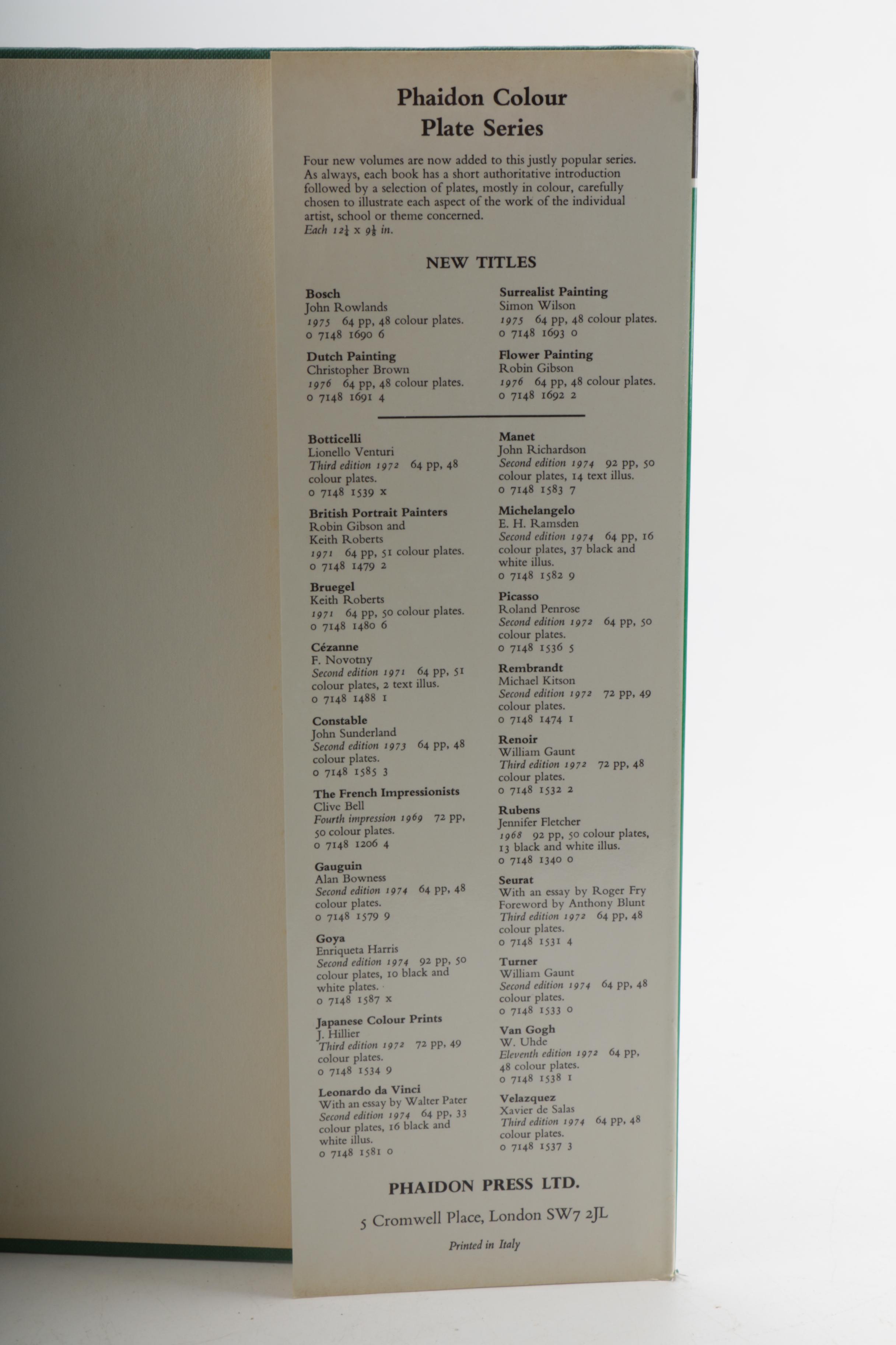 Collection of Books on Art