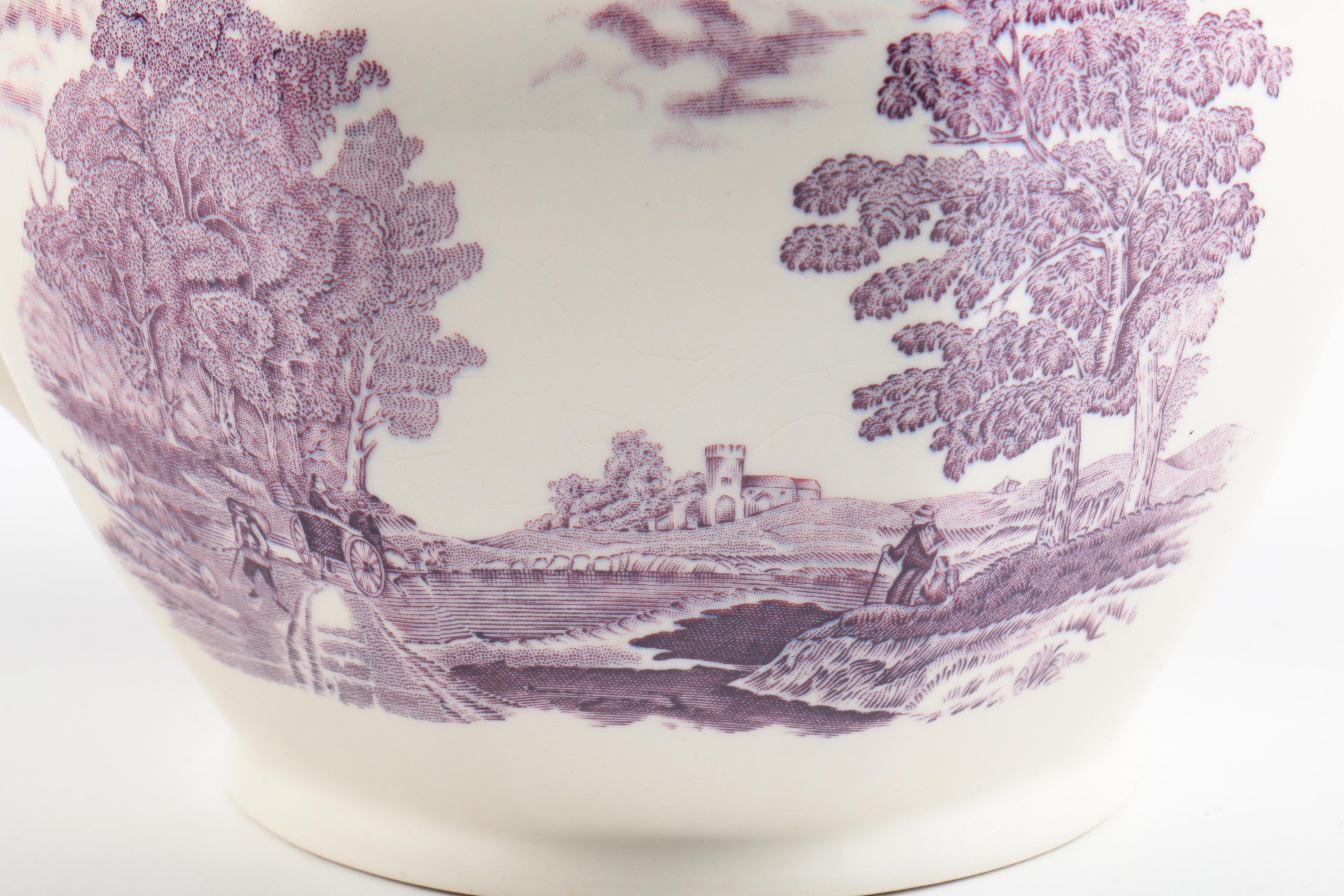 Royal Ardalt "Olde Staffordshire" Porcelain Pitcher