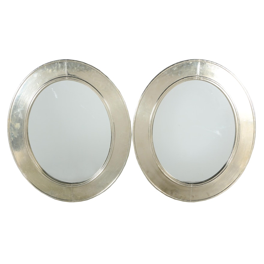 Oval Metal Wall Mirrors