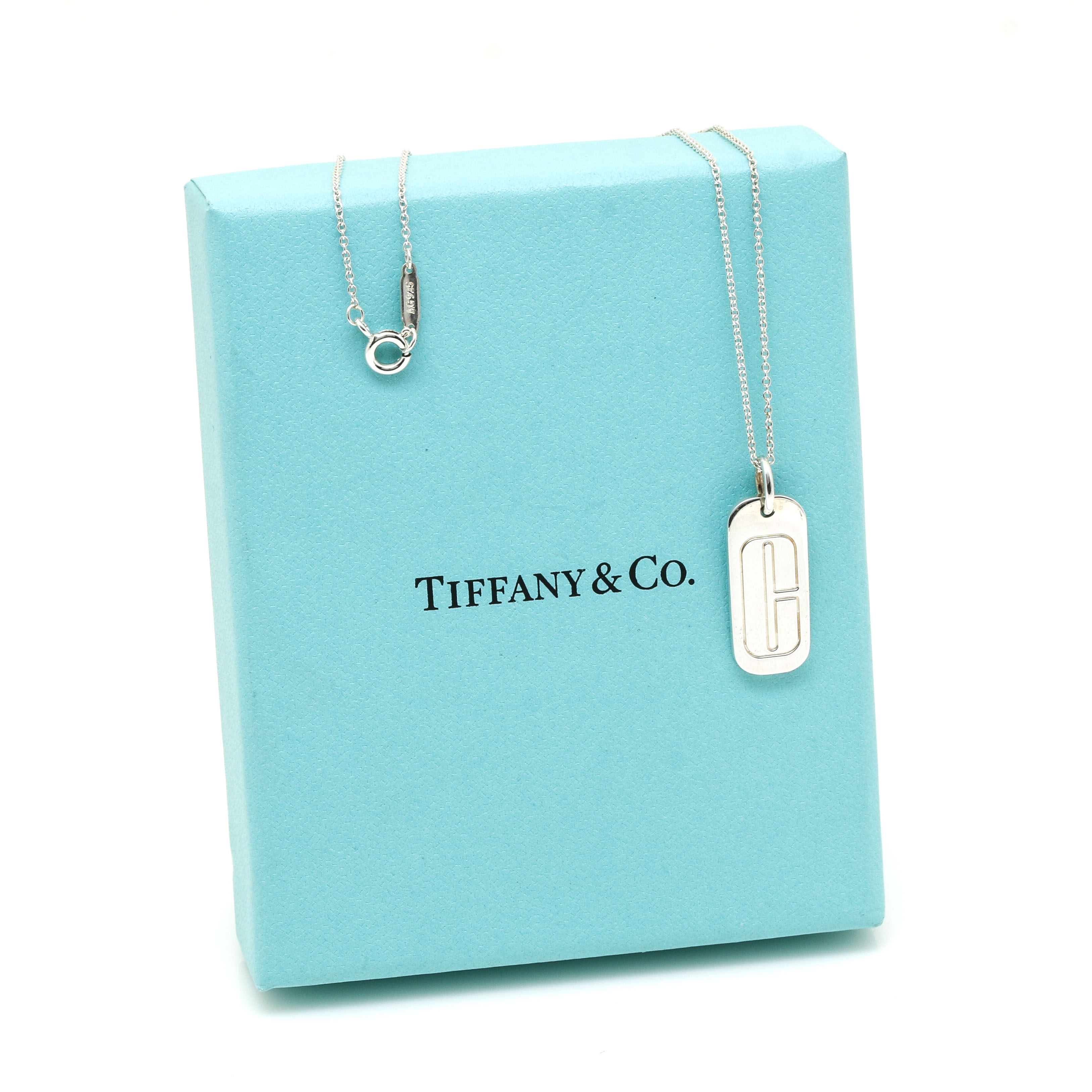 Tiffany & Co. for Clinique Sterling Silver Pendant Necklace