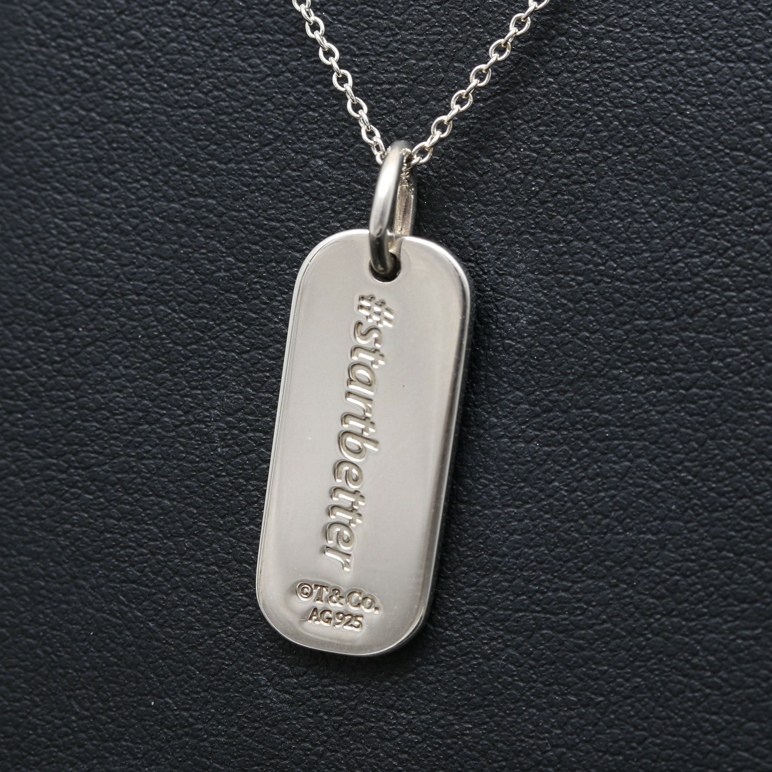 Tiffany & Co. for Clinique Sterling Silver Pendant Necklace