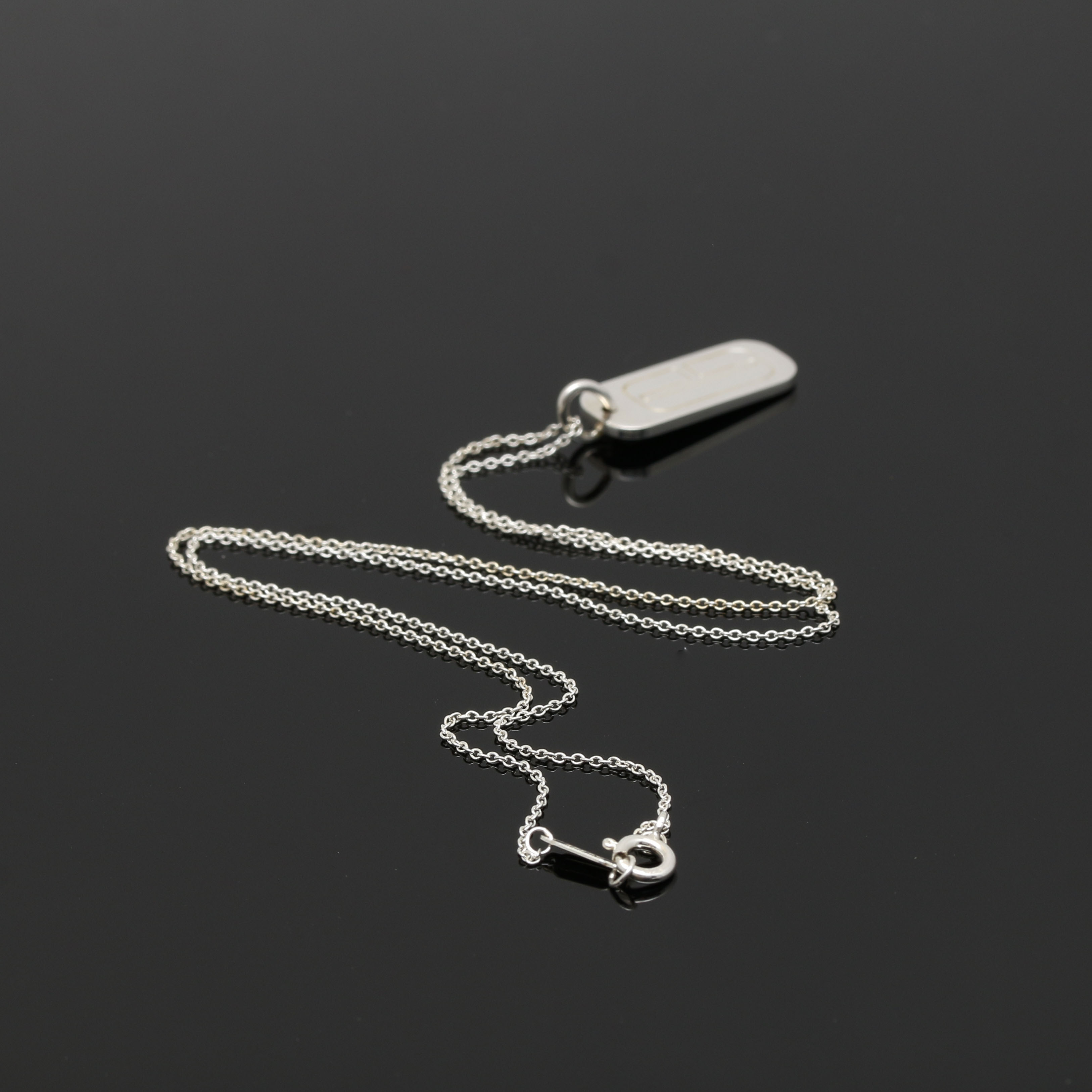 Tiffany & Co. for Clinique Sterling Silver Pendant Necklace