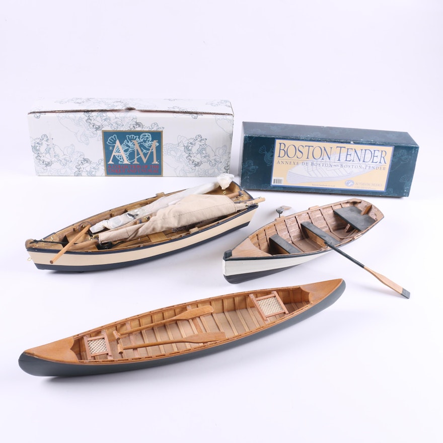 Wooden Model Boats
