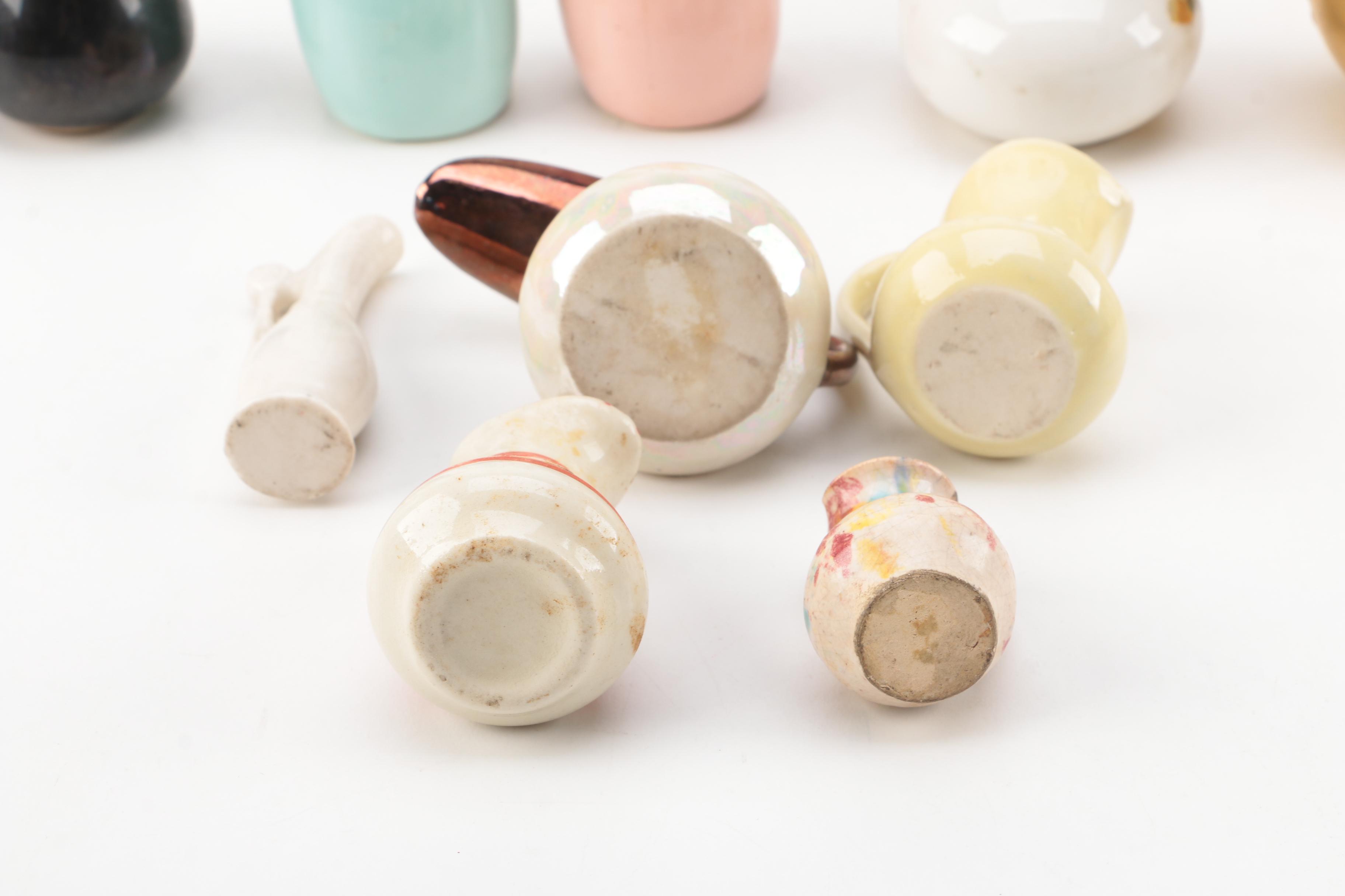 Vintage Jugs and Creamers Including Limoges and Pickard