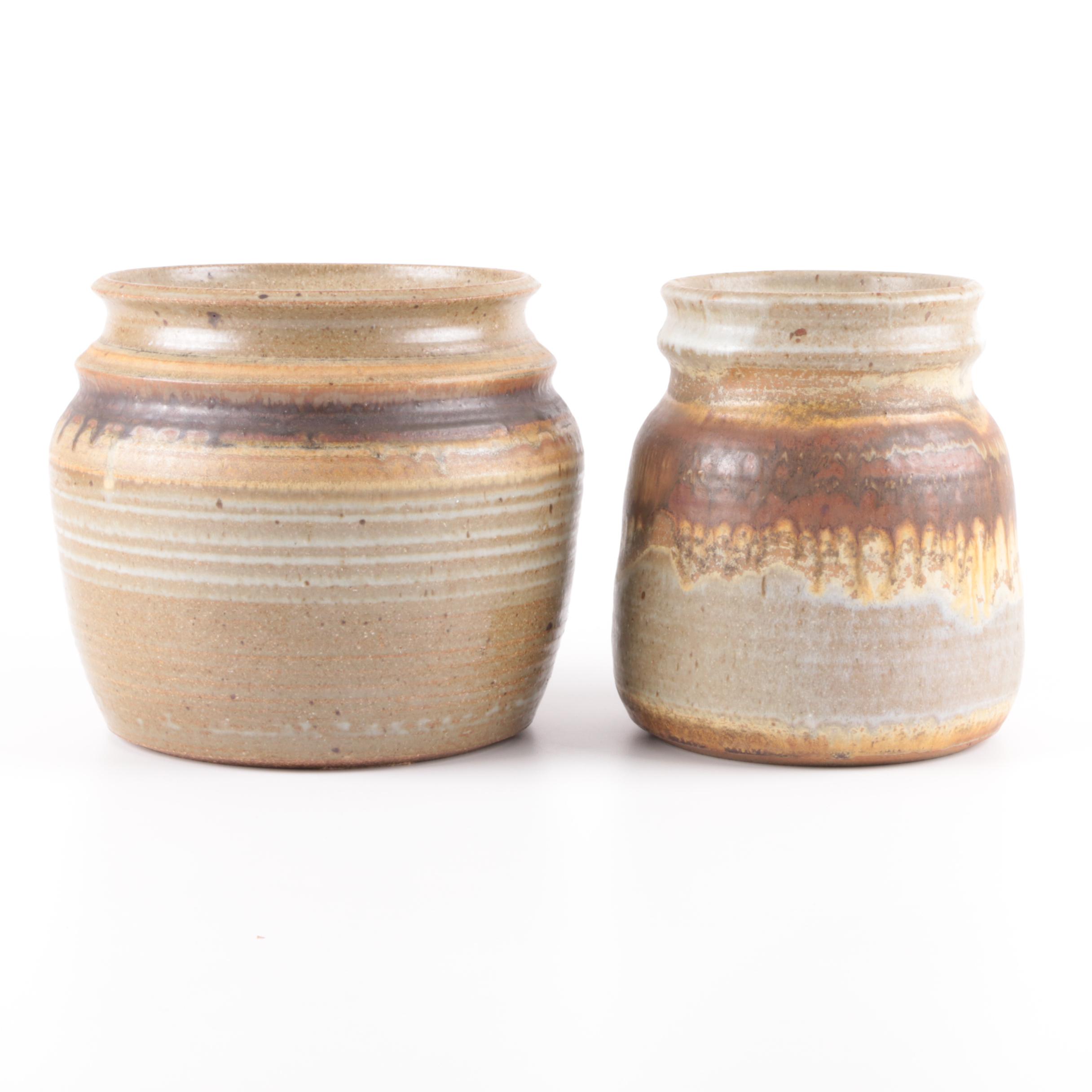 Hand Thrown Stoneware Vessels