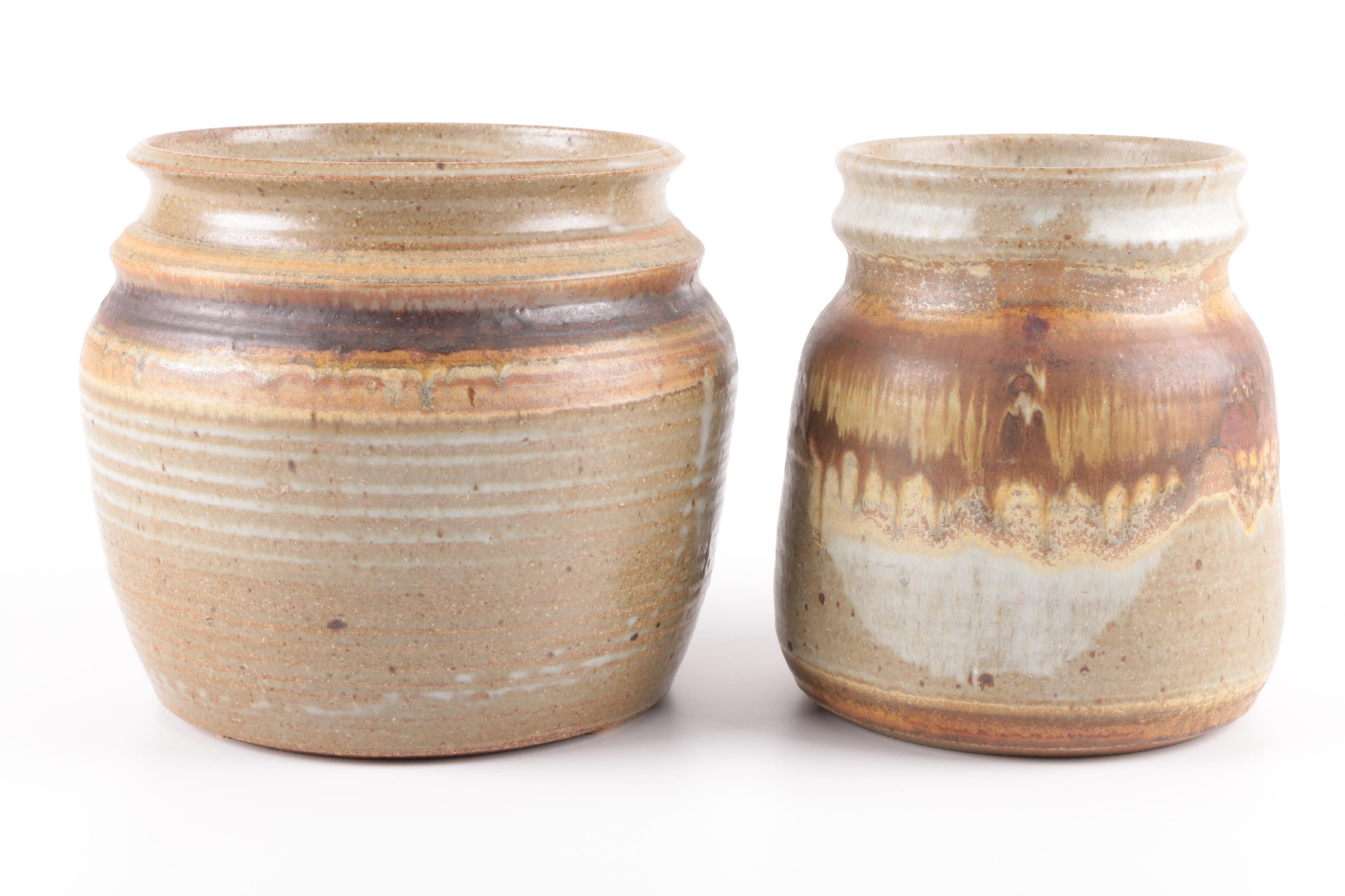 Hand Thrown Stoneware Vessels