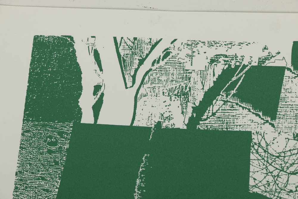 Don Werner Serigraph "Frosted Grasses-Green"