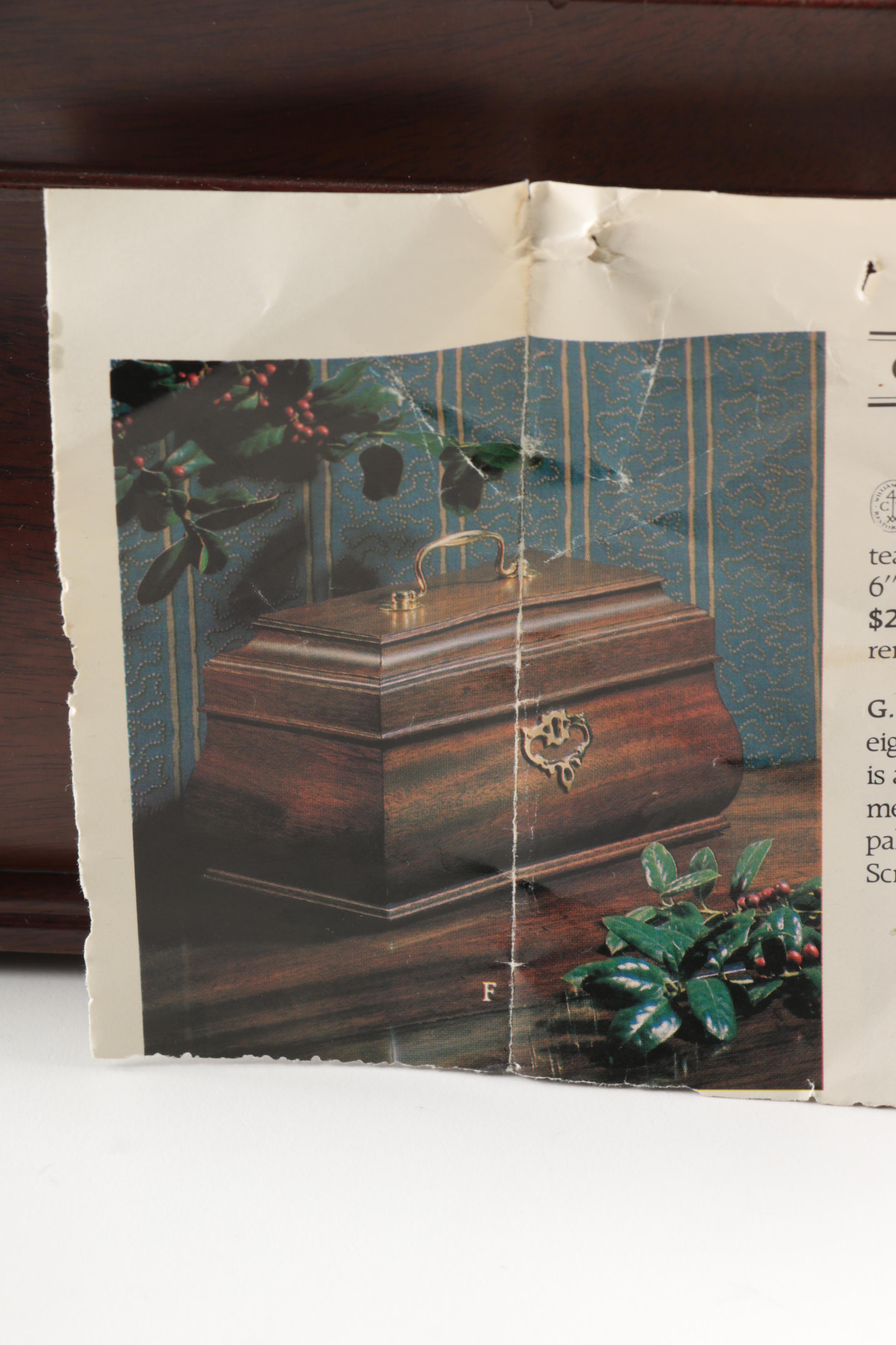 Mahogany Tea Caddy by Colonial Williamsburg