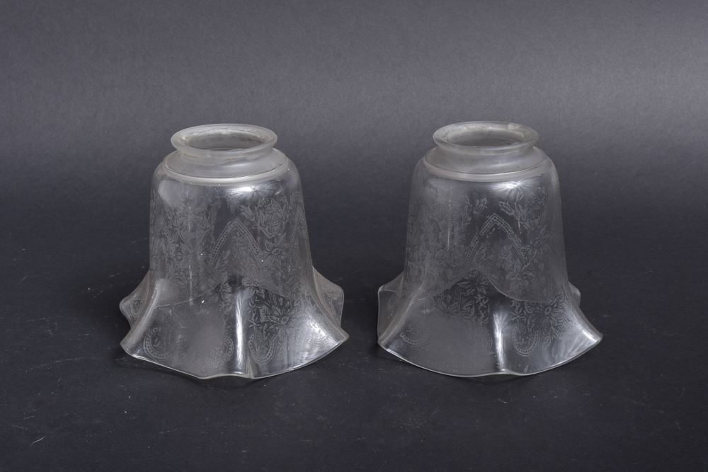 Etched Glass Light Shades