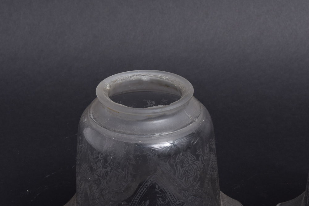 Etched Glass Light Shades