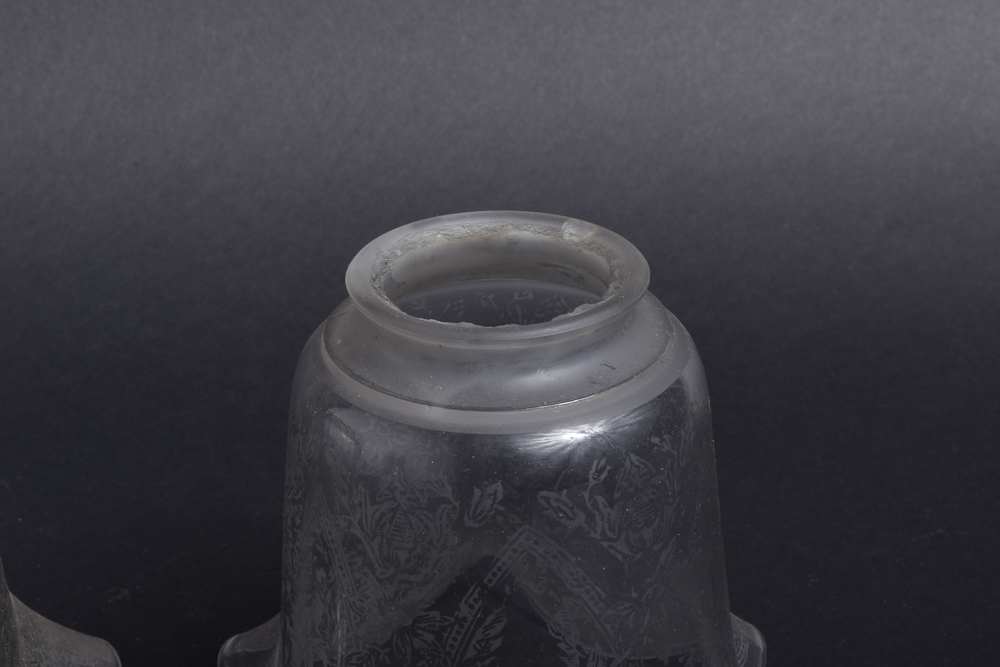 Etched Glass Light Shades