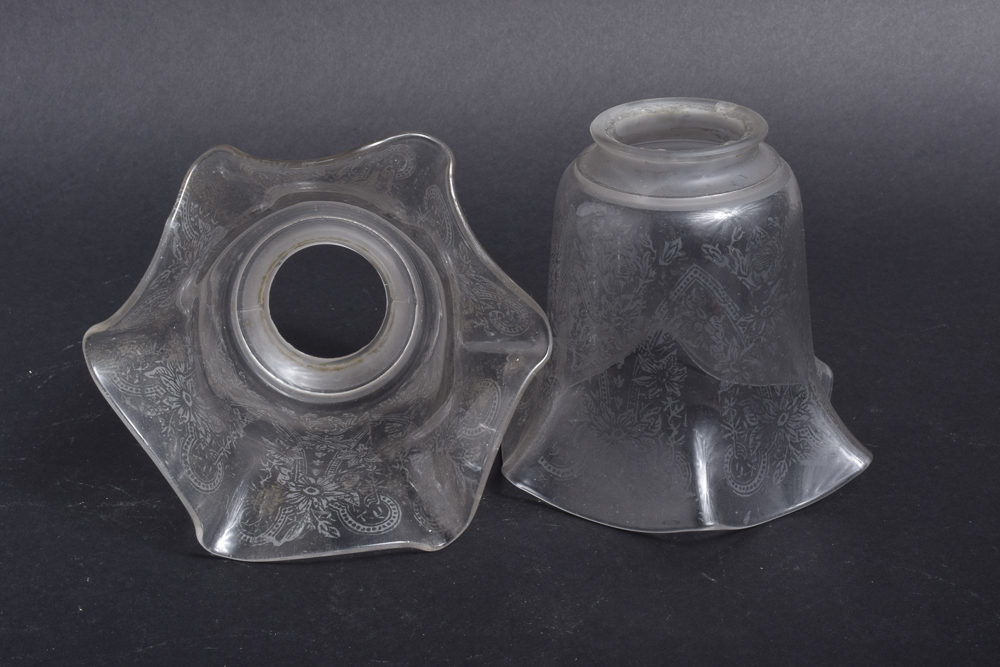 Etched Glass Light Shades