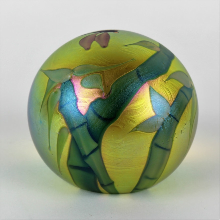 Orient & Flume Art Glass Paperweight