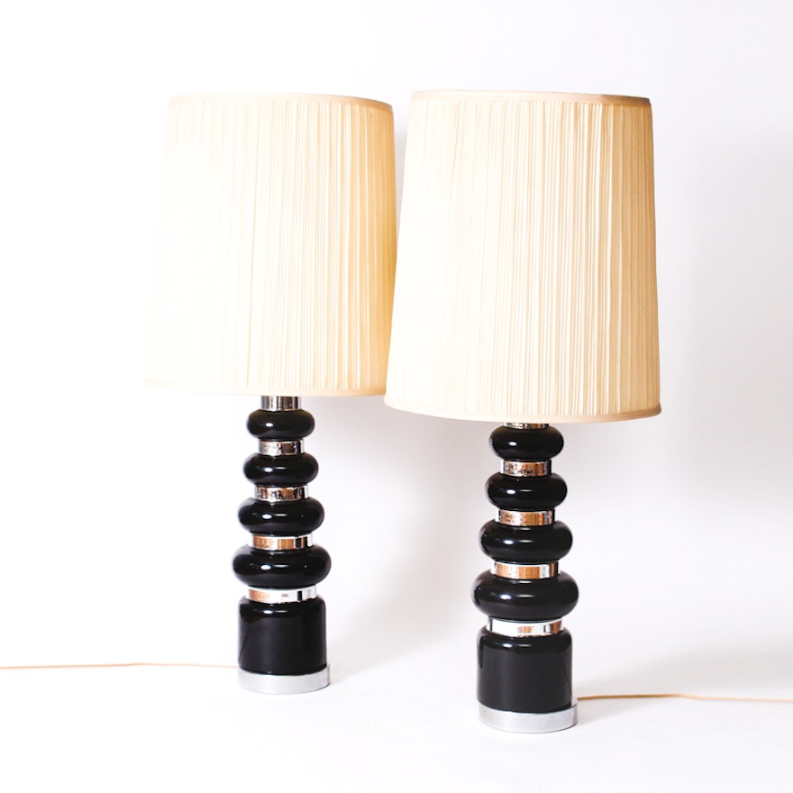 Large Mid Century Modern Table Lamps