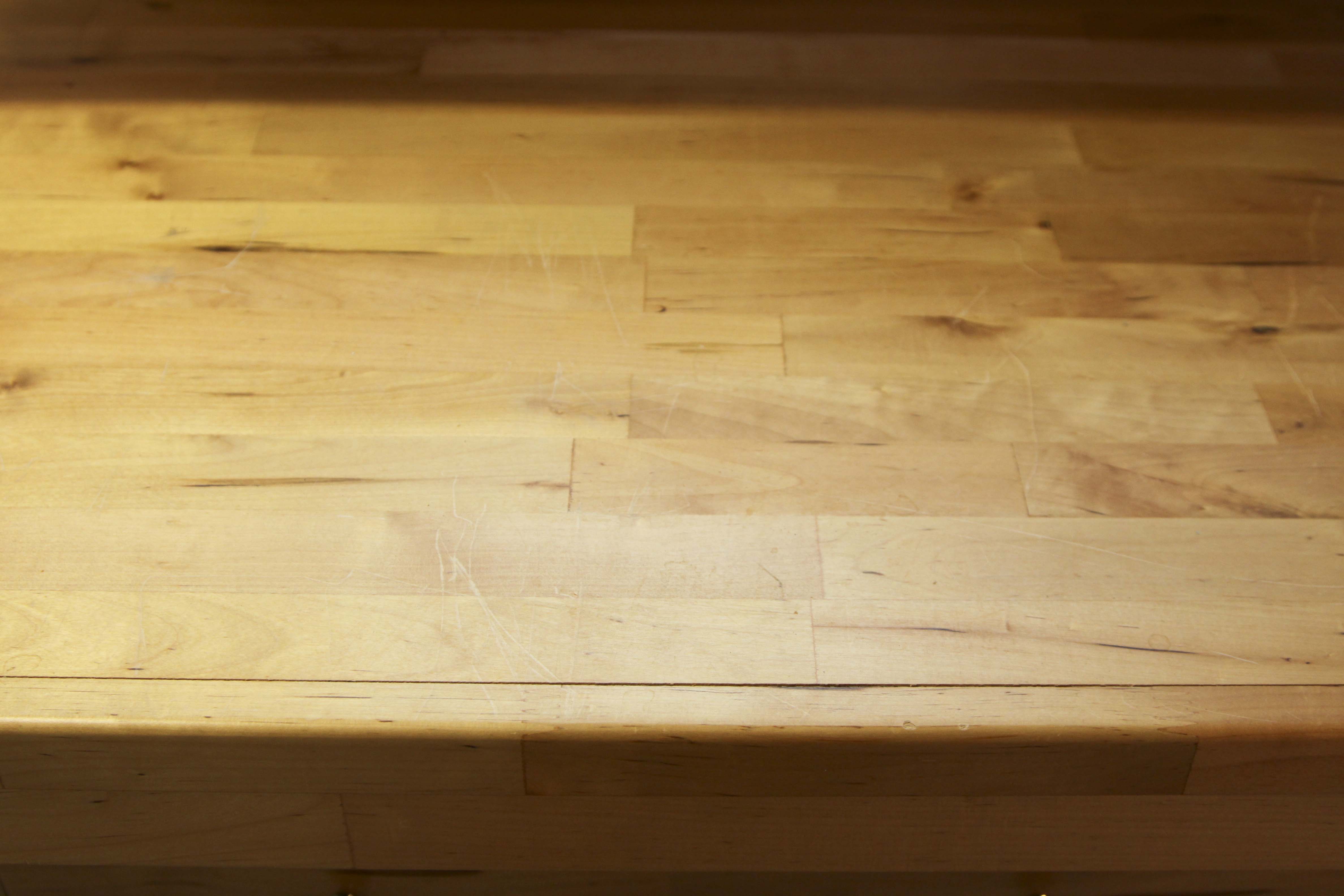 Contemporary Butcher Block Work Bench