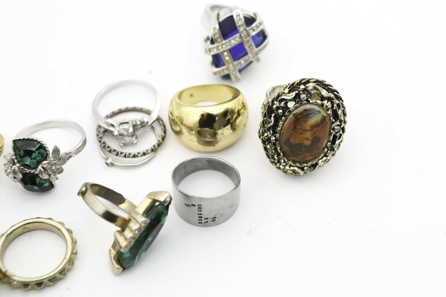 Vintage Cocktail and Fashion Rings Including Dolce & Gabbana, Erica Anenberg