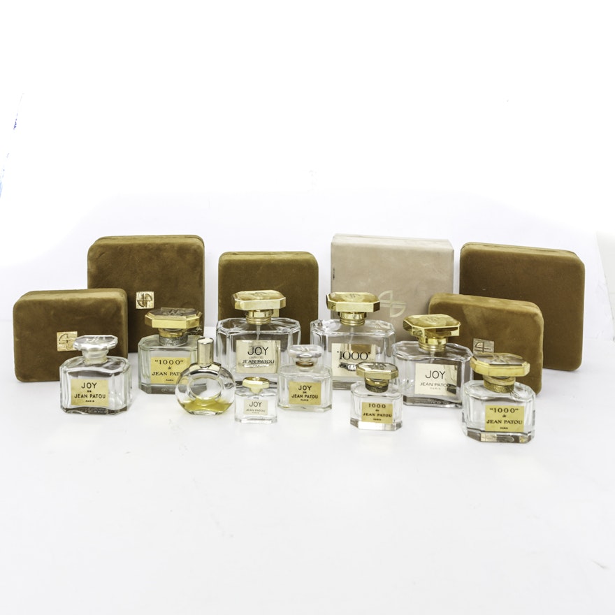 Jean Patou and Hermes Perfume Bottles