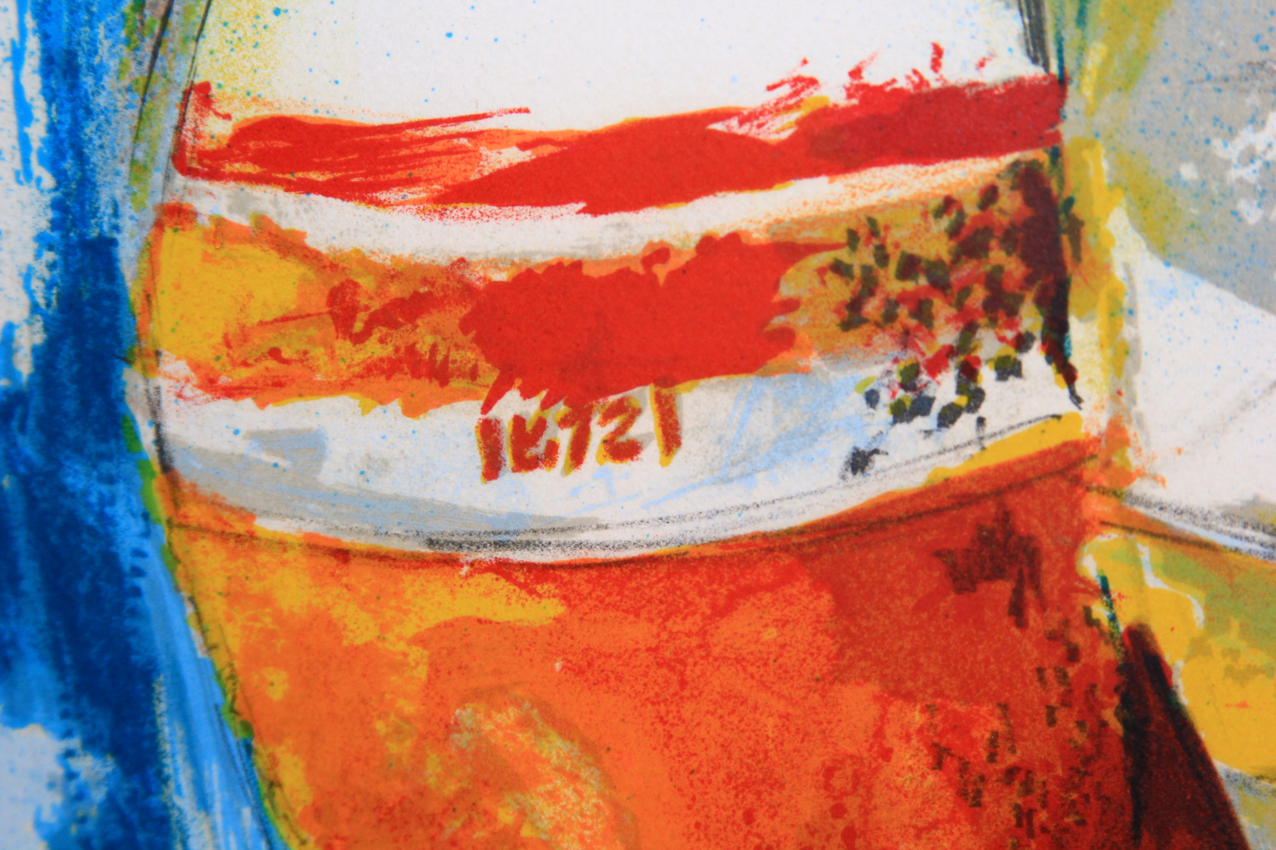 Wayland Moore Limited Edition Lithograph "Two Sailboats"