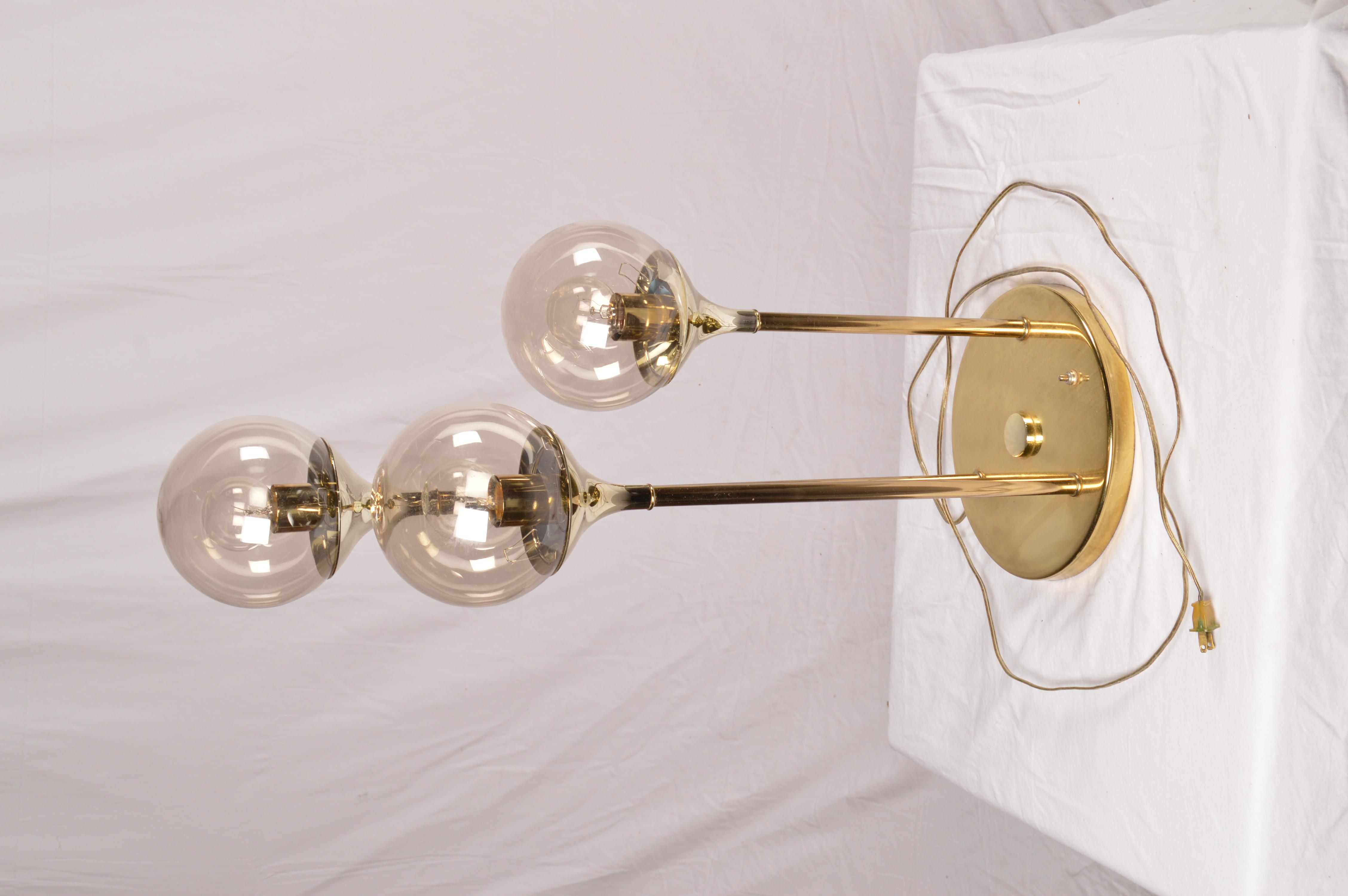 Mid Century Modern Tri Globe Table Lamp