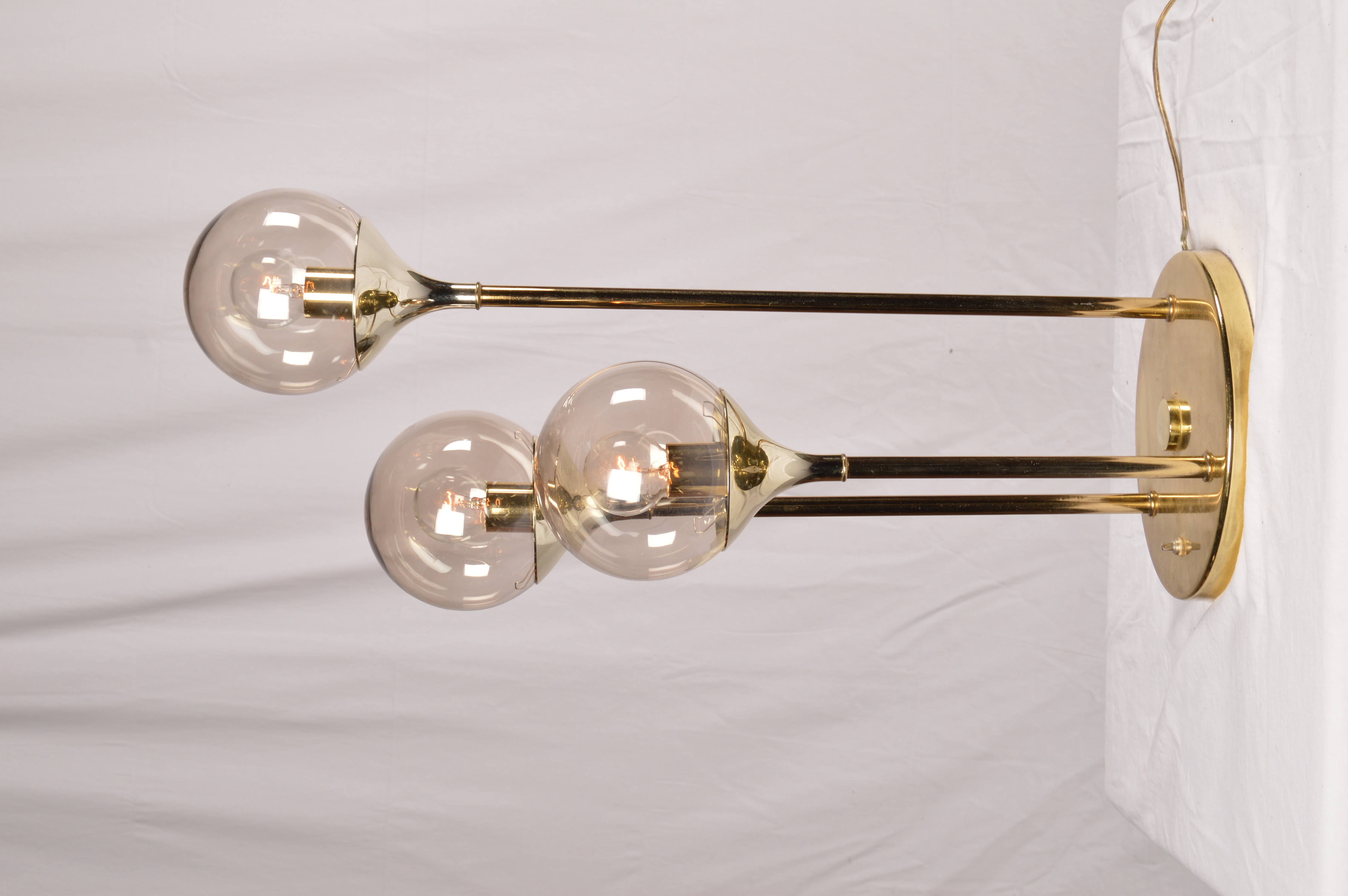 Mid Century Modern Tri Globe Table Lamp