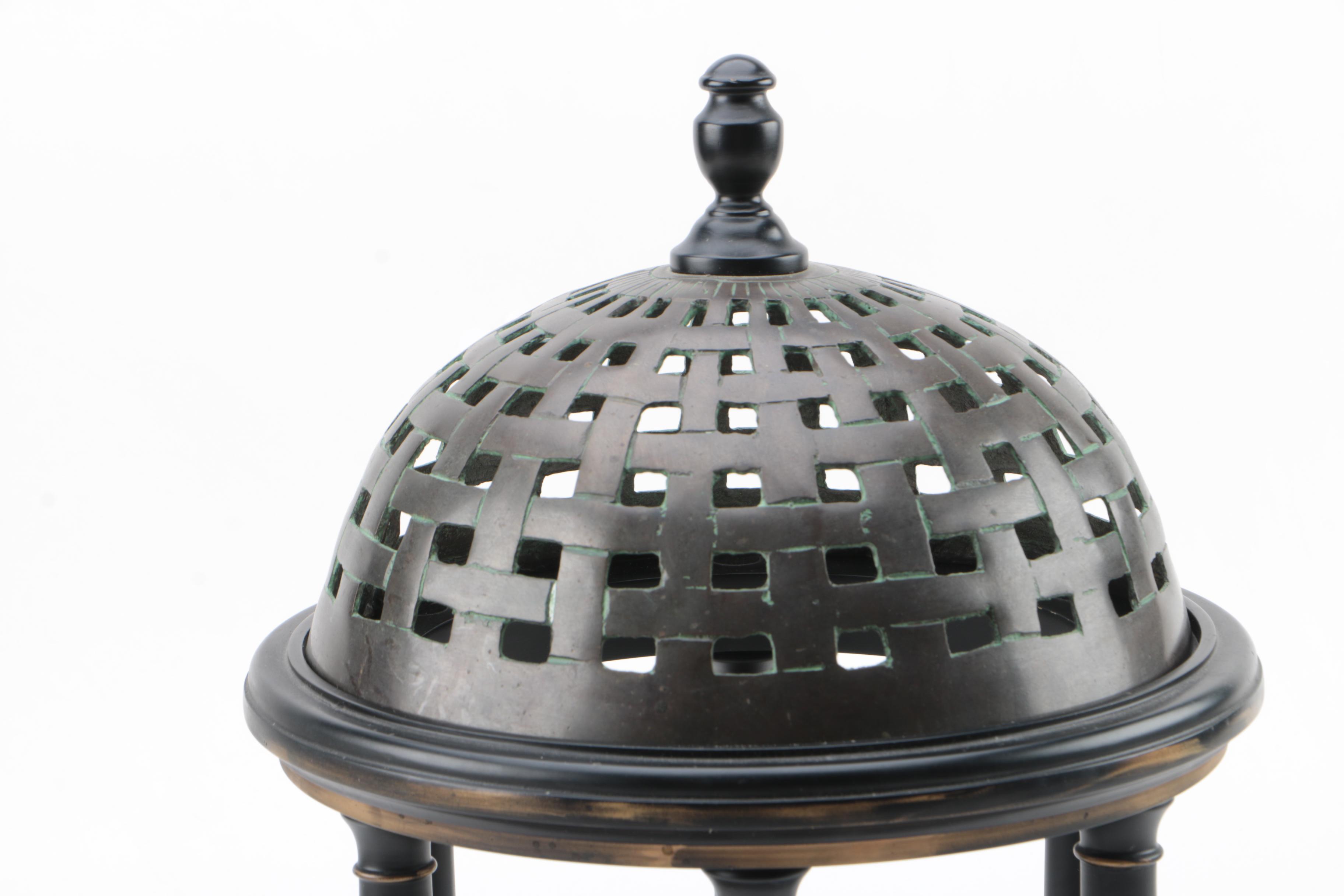 Metal and Wood Gazebo Display