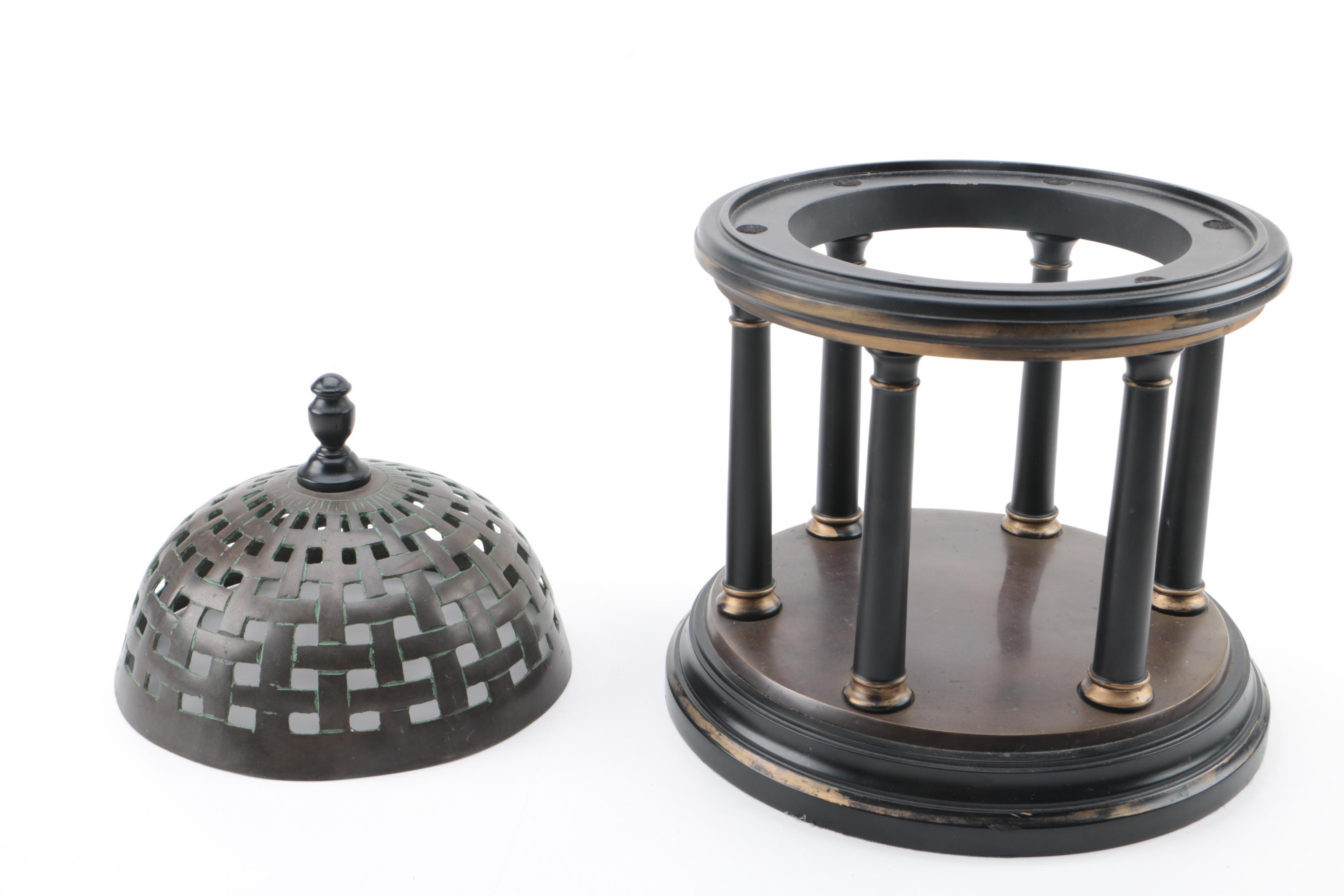 Metal and Wood Gazebo Display