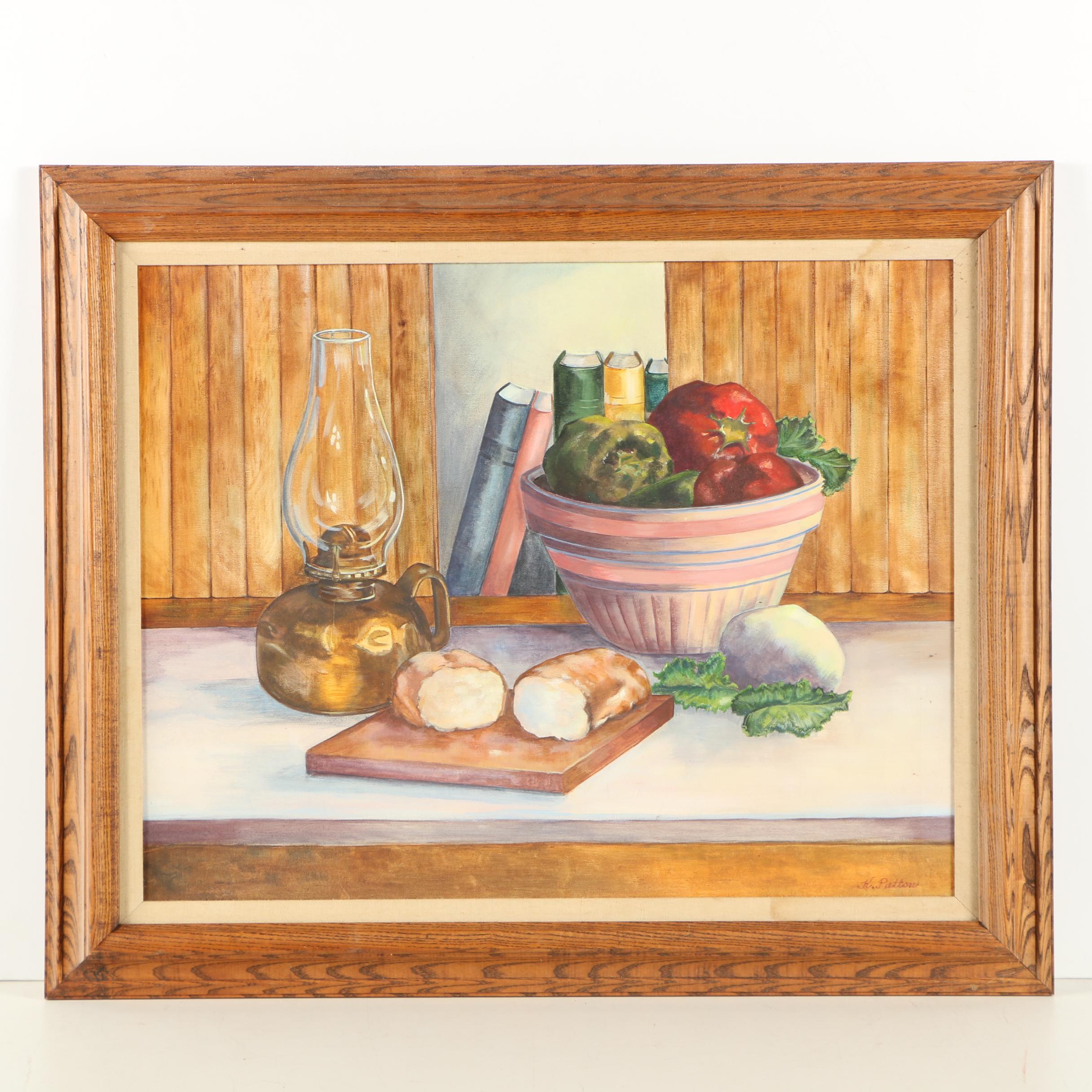 Kathy Patton Acrylic Painting "Grandmother's Kitchen"