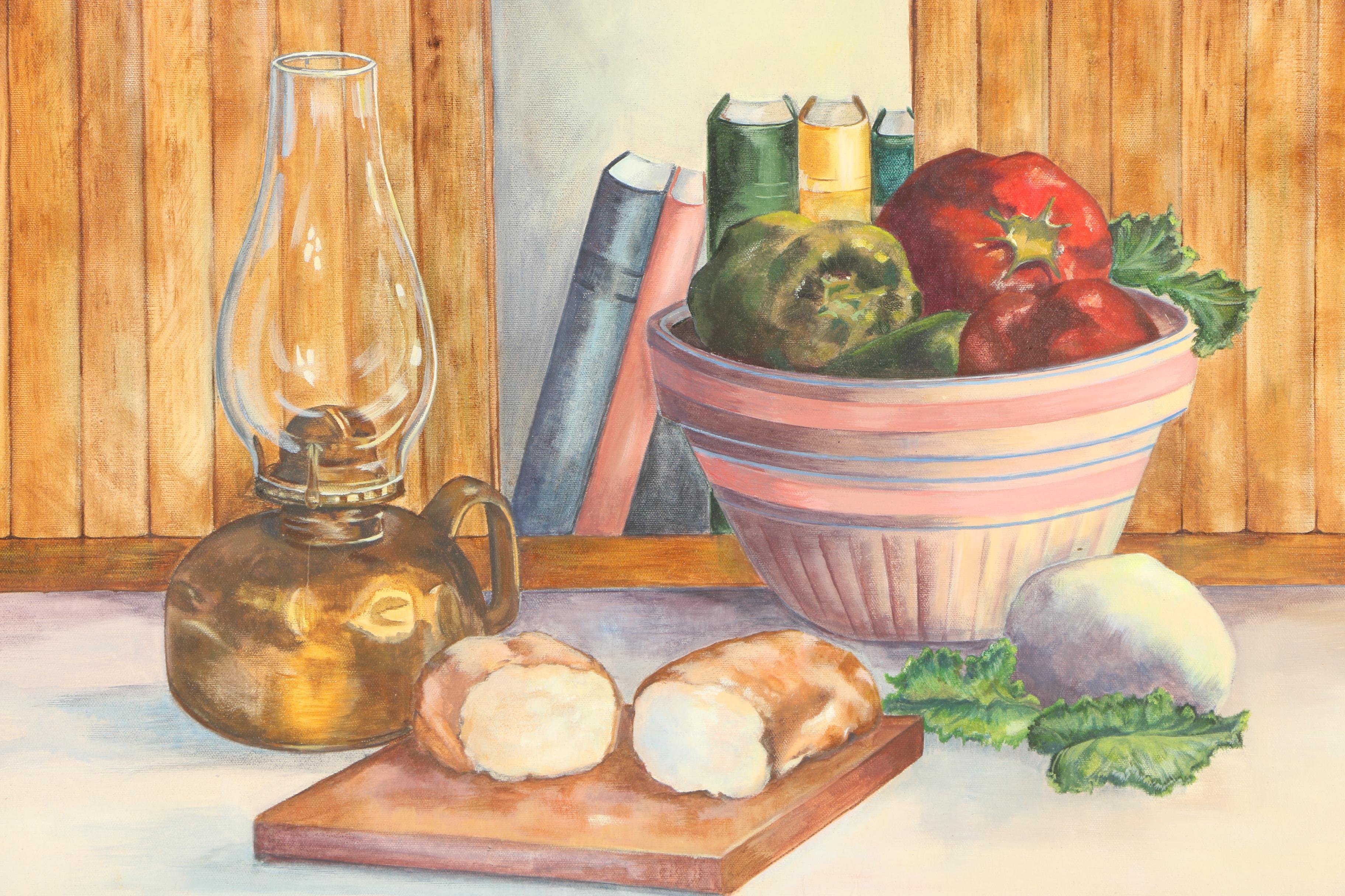 Kathy Patton Acrylic Painting "Grandmother's Kitchen"