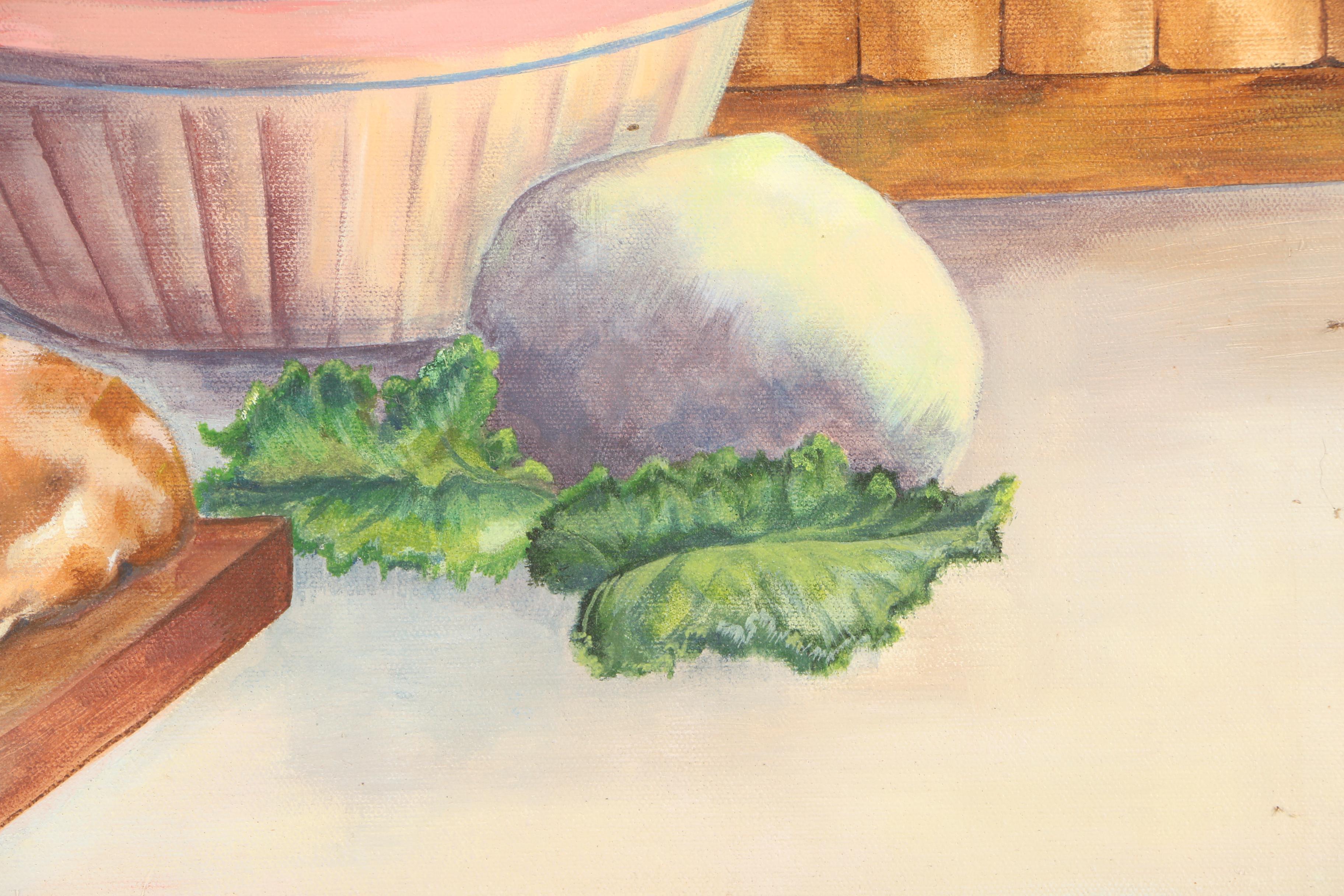 Kathy Patton Acrylic Painting "Grandmother's Kitchen"