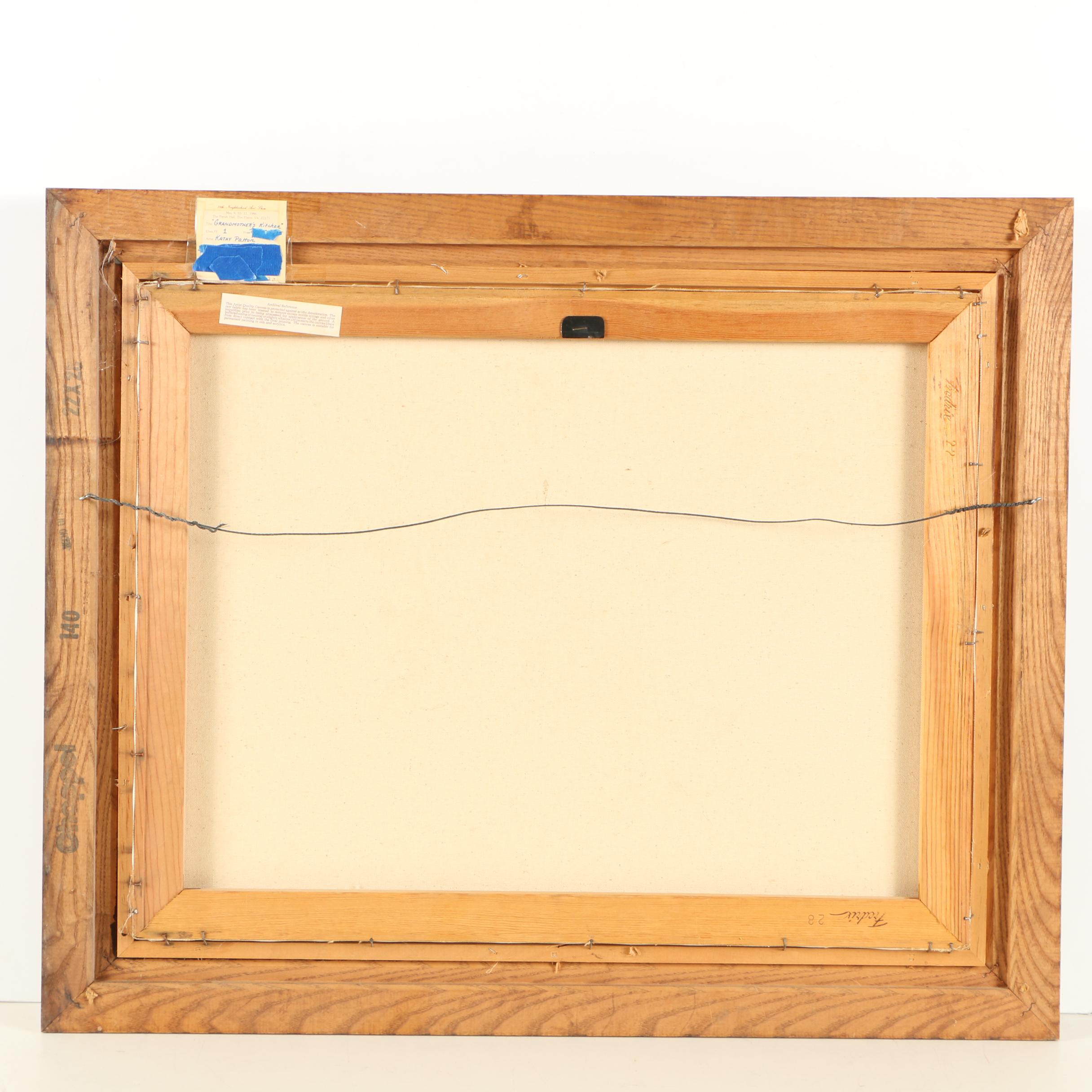 Kathy Patton Acrylic Painting "Grandmother's Kitchen"