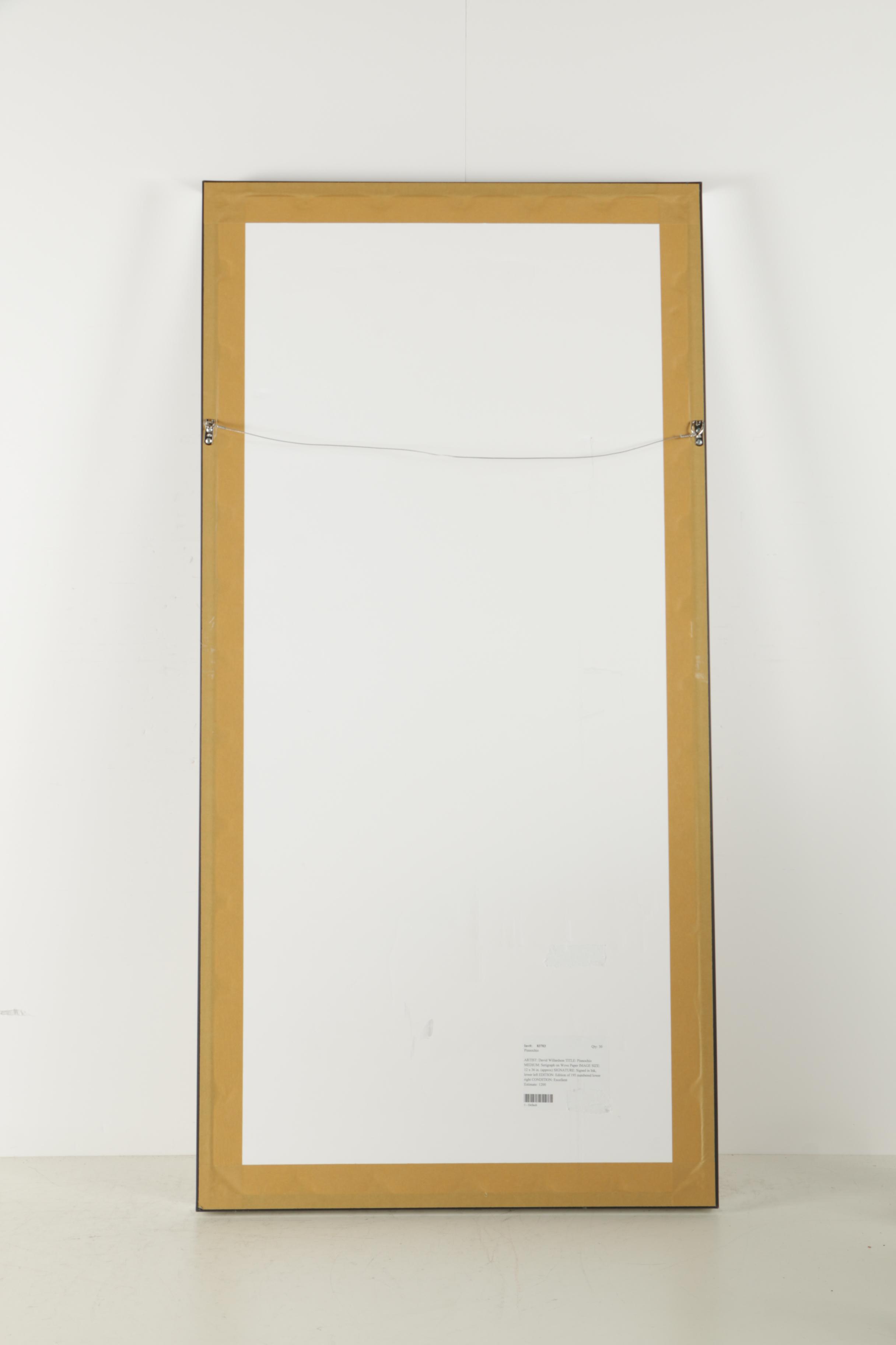 David Willardson Limited Edition Serigraph "Pinnochio"