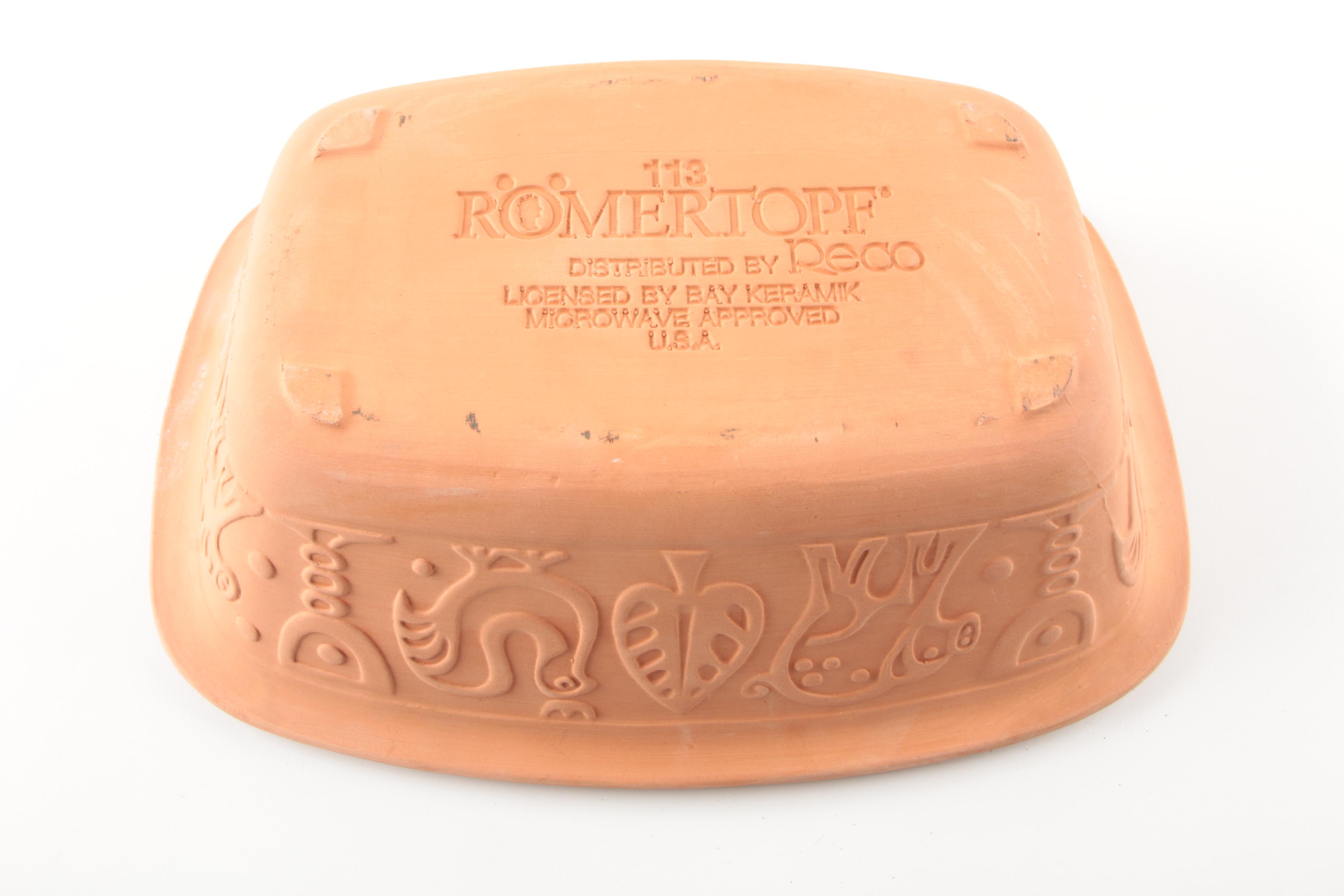 Römertopf Unglazed Clay Baker