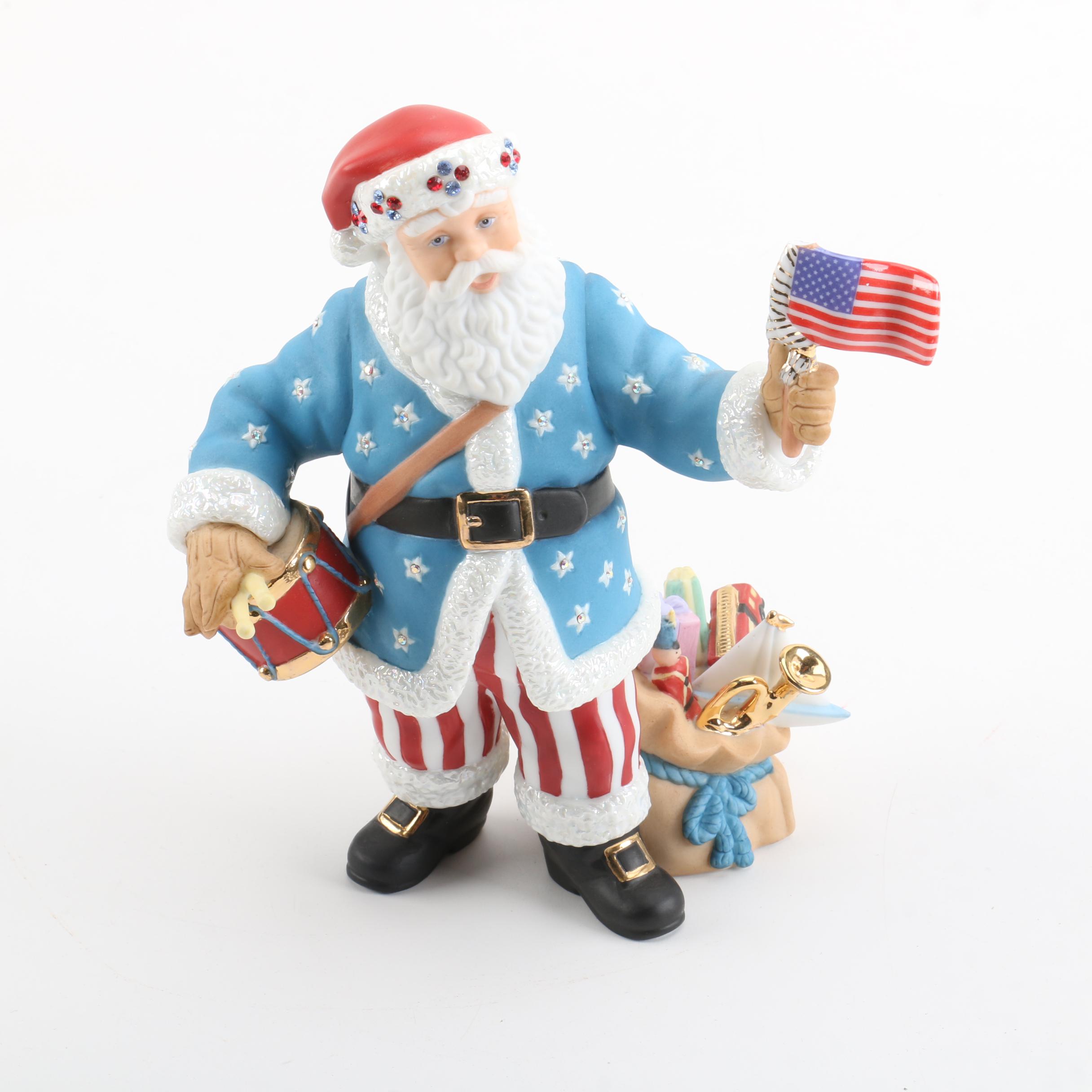 Lenox "Santa's American Spirit" Porcelain Figurine
