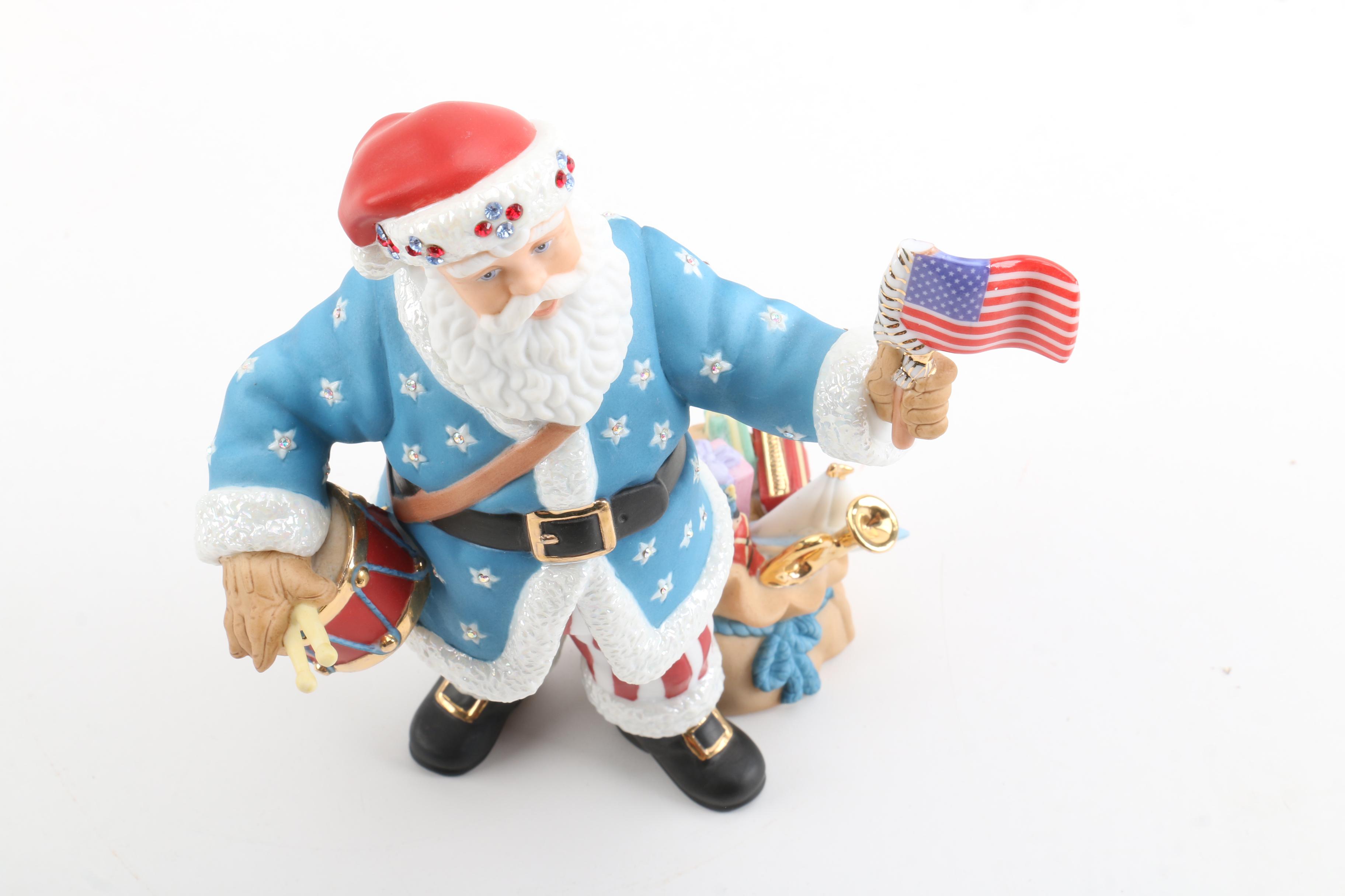 Lenox "Santa's American Spirit" Porcelain Figurine
