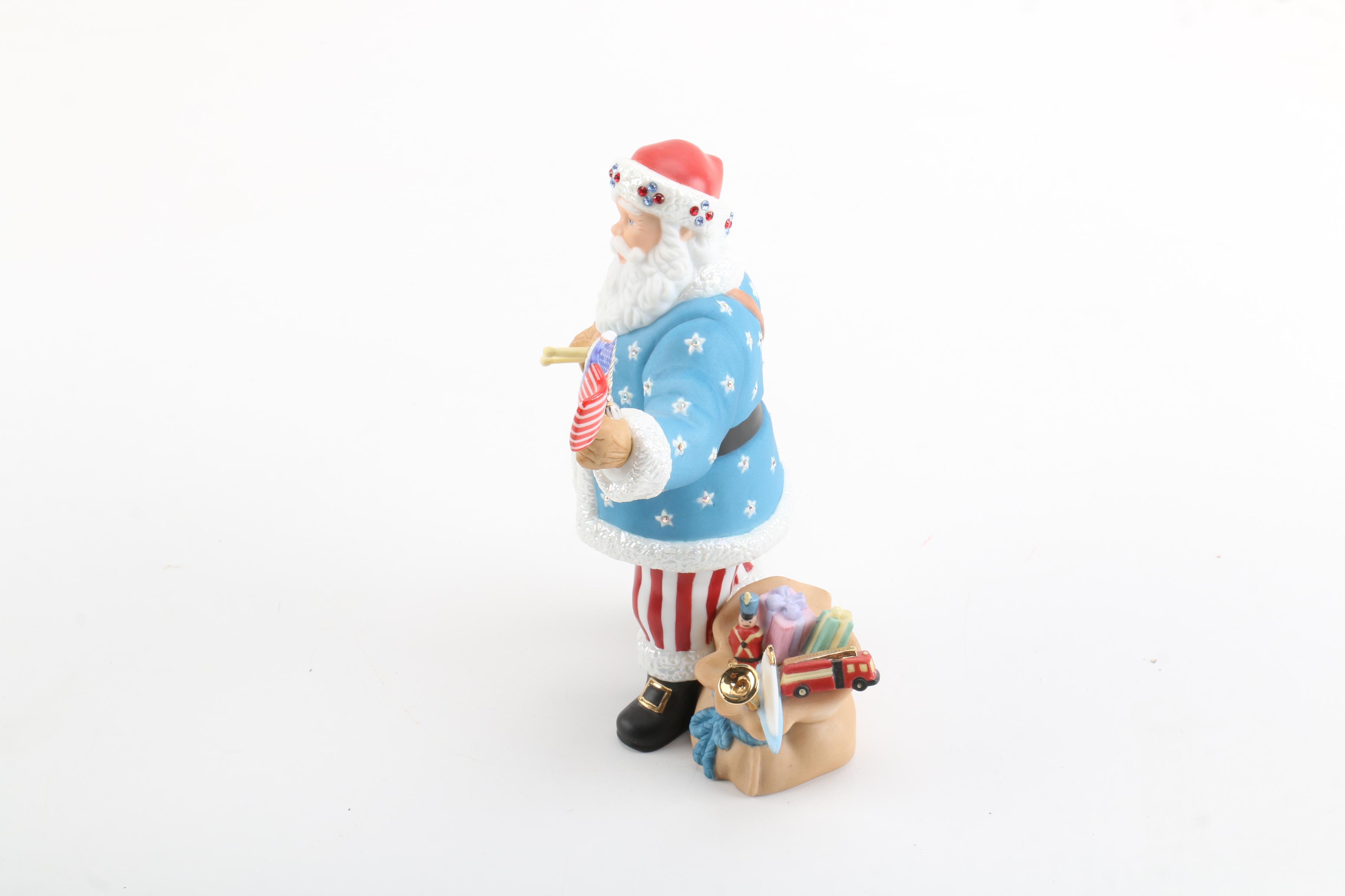 Lenox "Santa's American Spirit" Porcelain Figurine