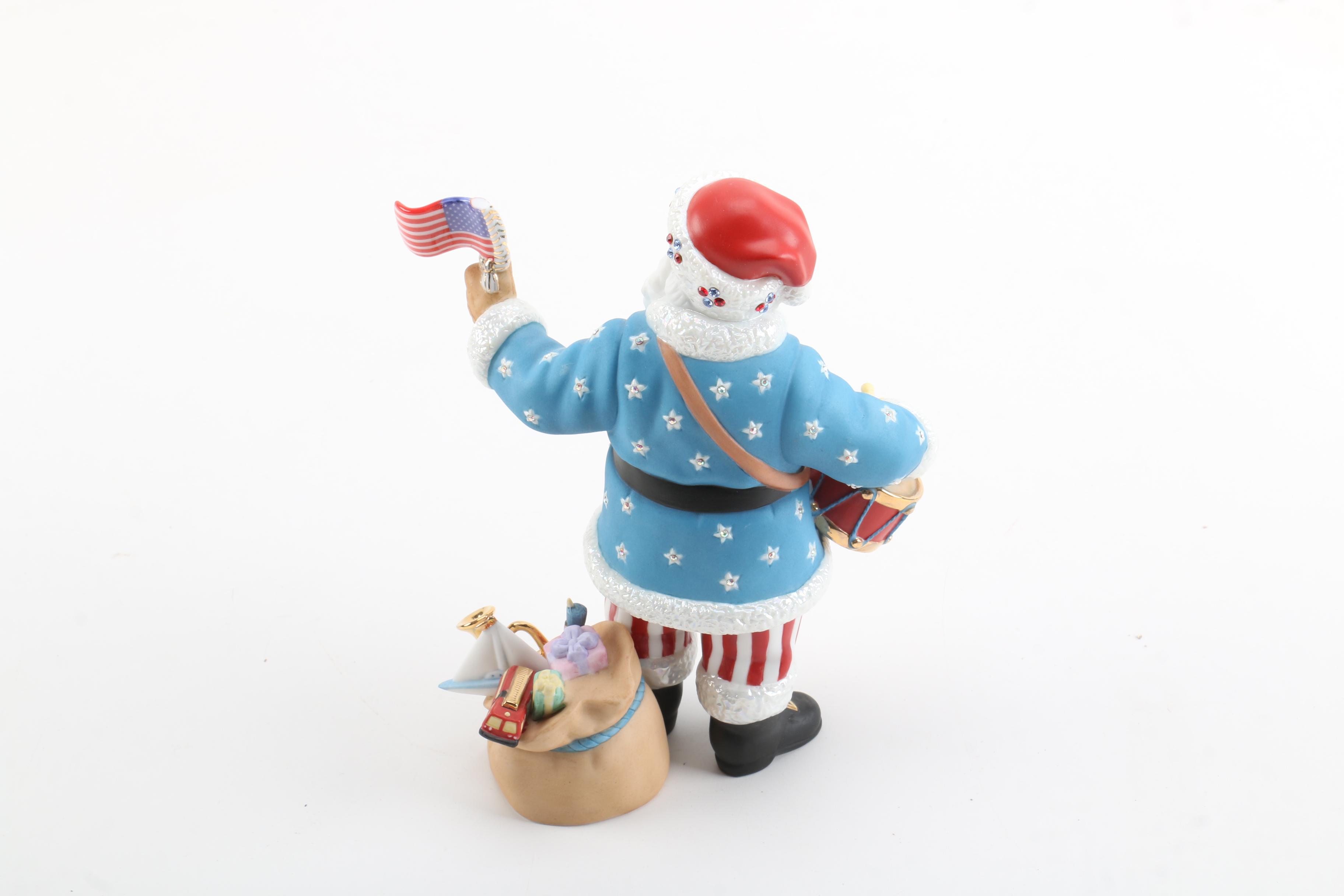 Lenox "Santa's American Spirit" Porcelain Figurine
