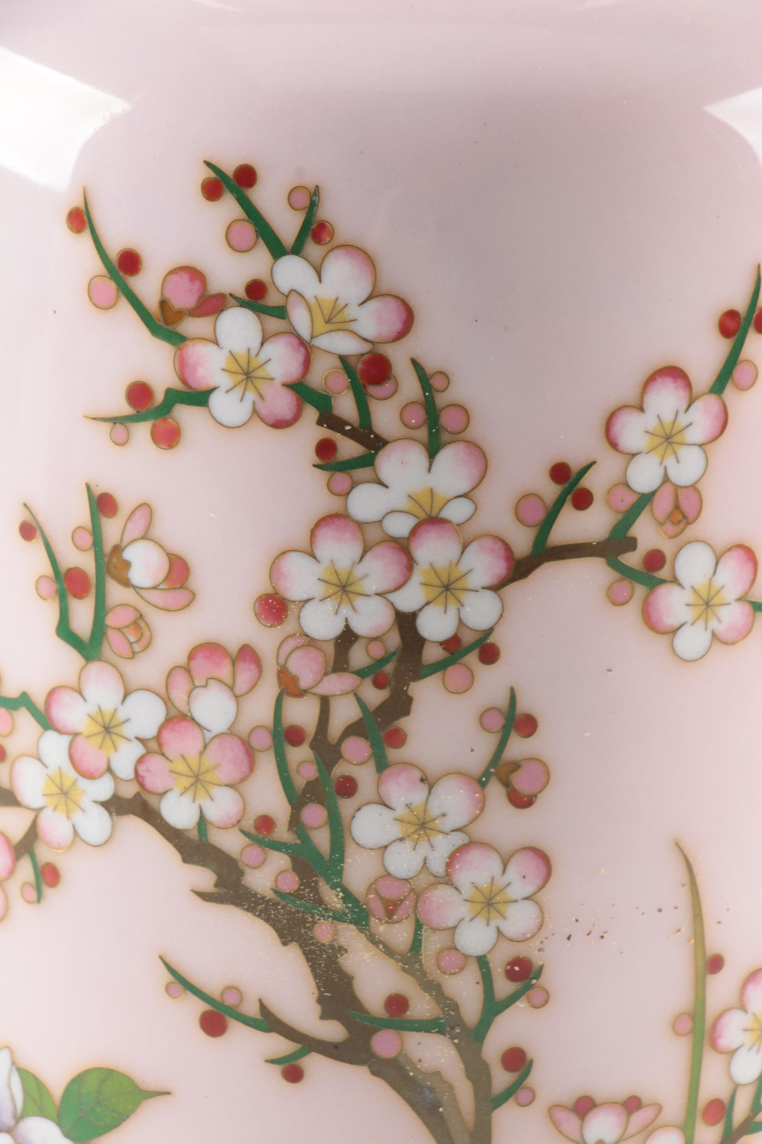 Japanese Sato Cloisonne Vase