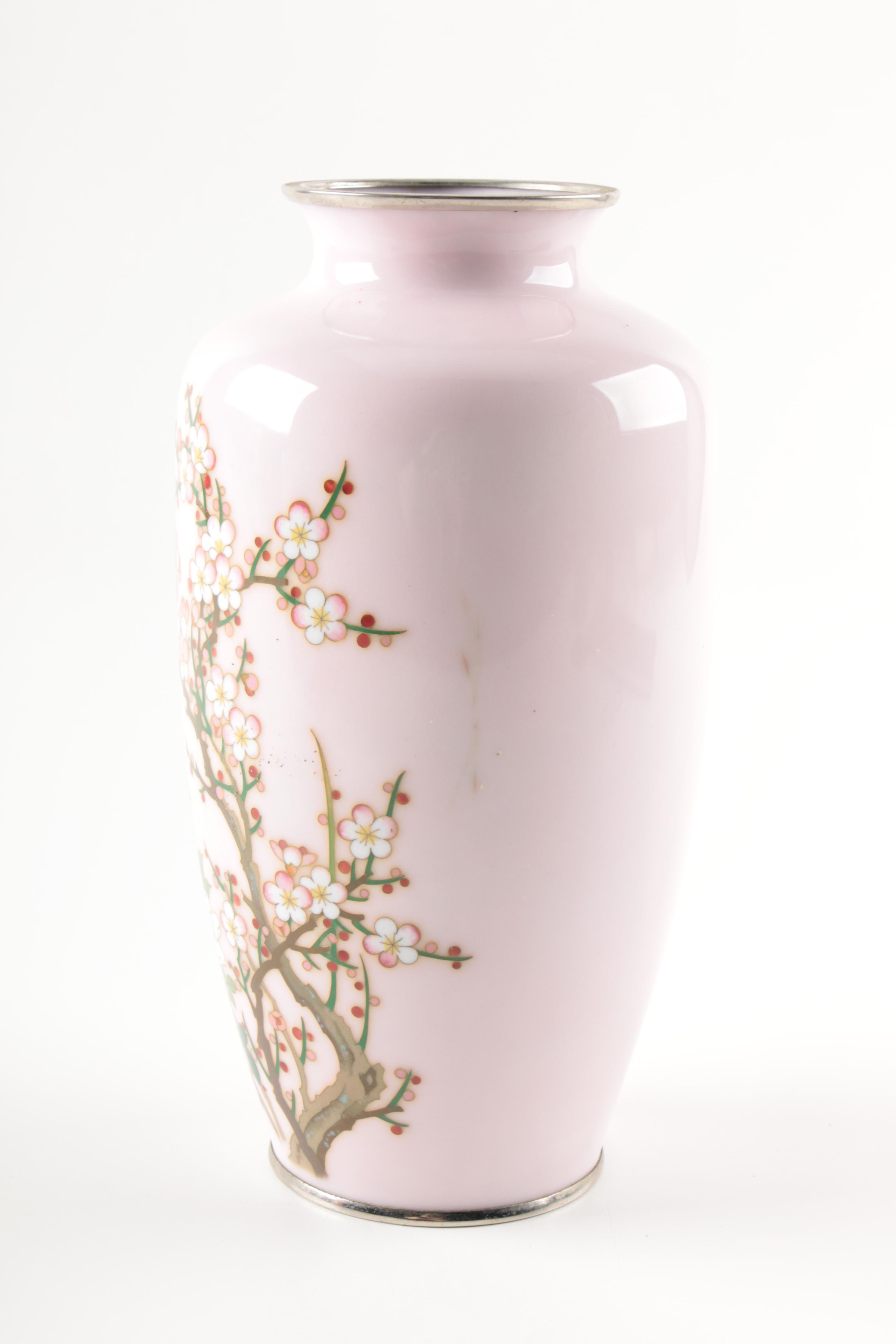 Japanese Sato Cloisonne Vase