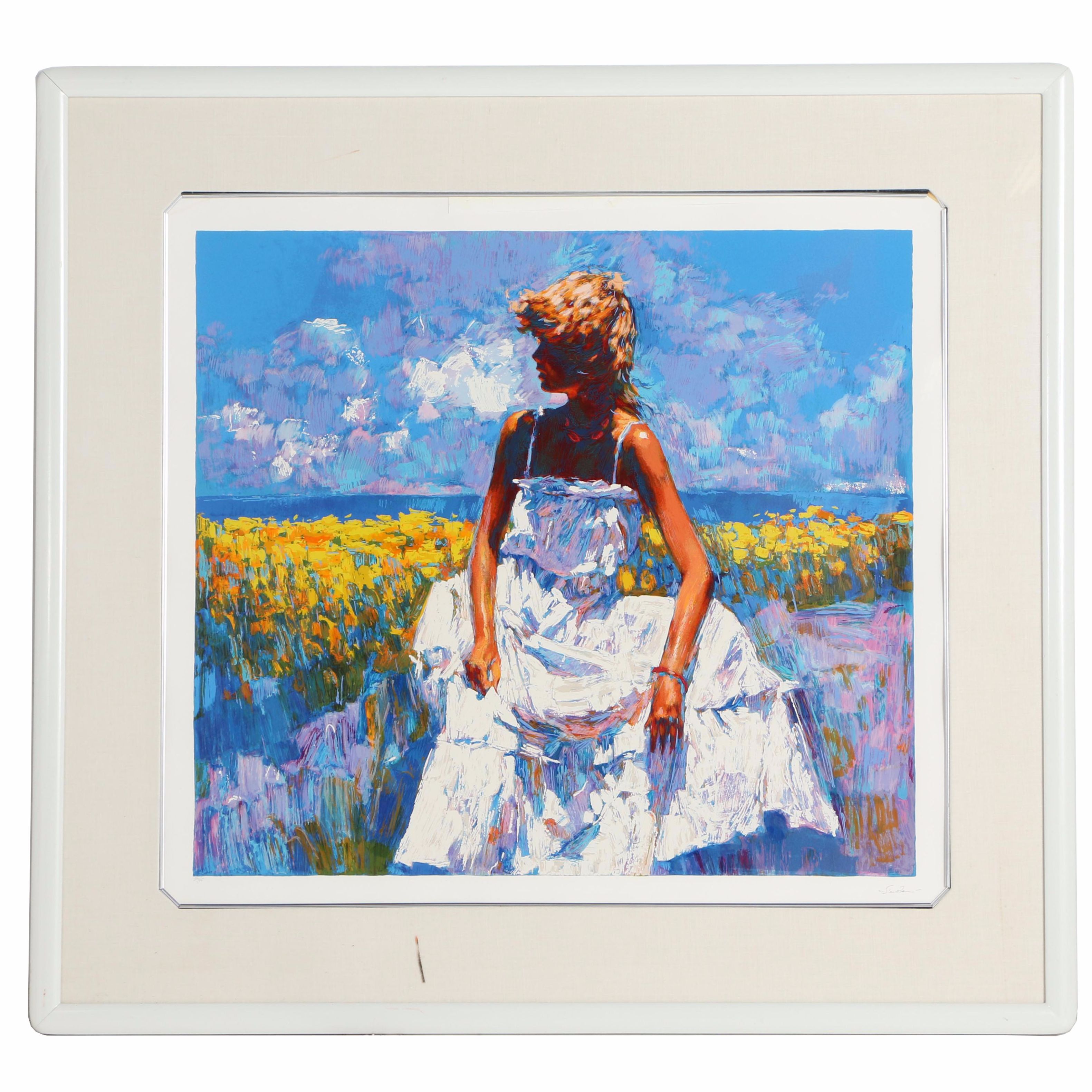 Nicola Simbari Limited Edition Serigraph "Sylvie"